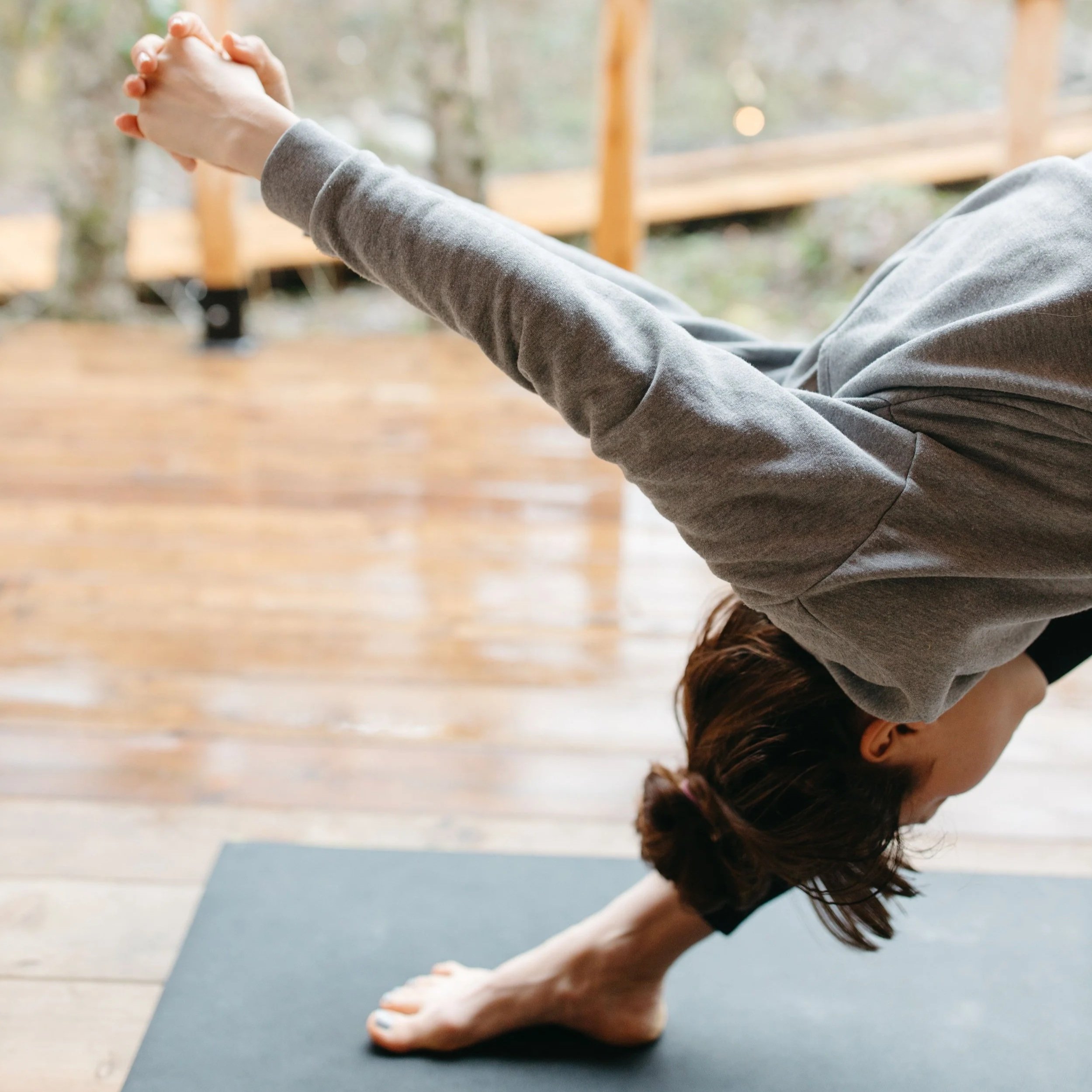 Outdoor yoga