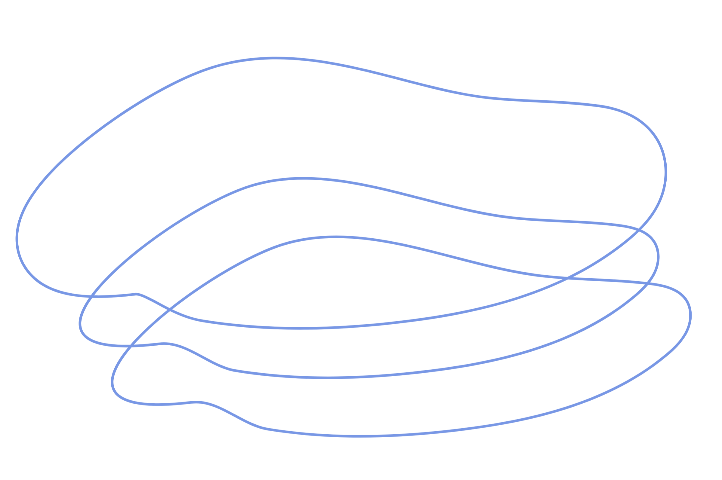 Light blue abstract line art spirals on black background.