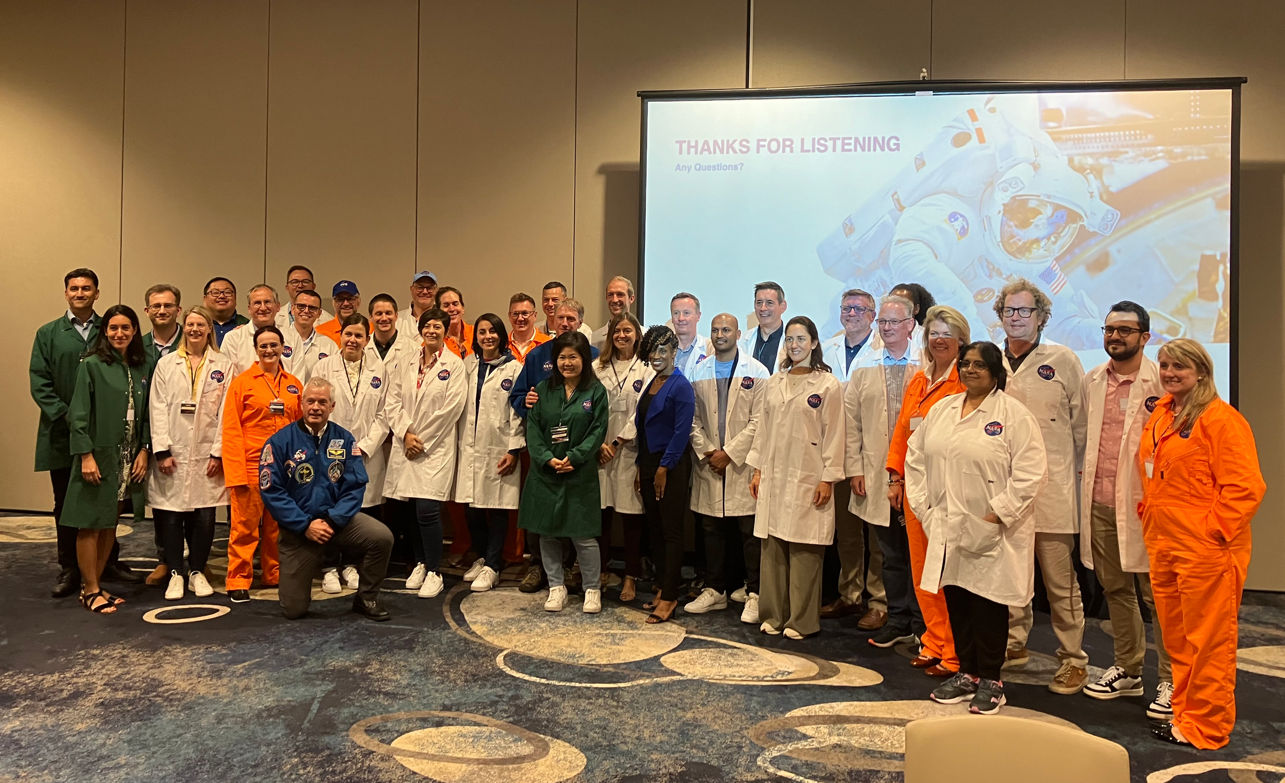 Astronaut Michael Foale & Steve Swanson and Sarah Murray on-the-nasa-style-simulation-leadership-programme.png