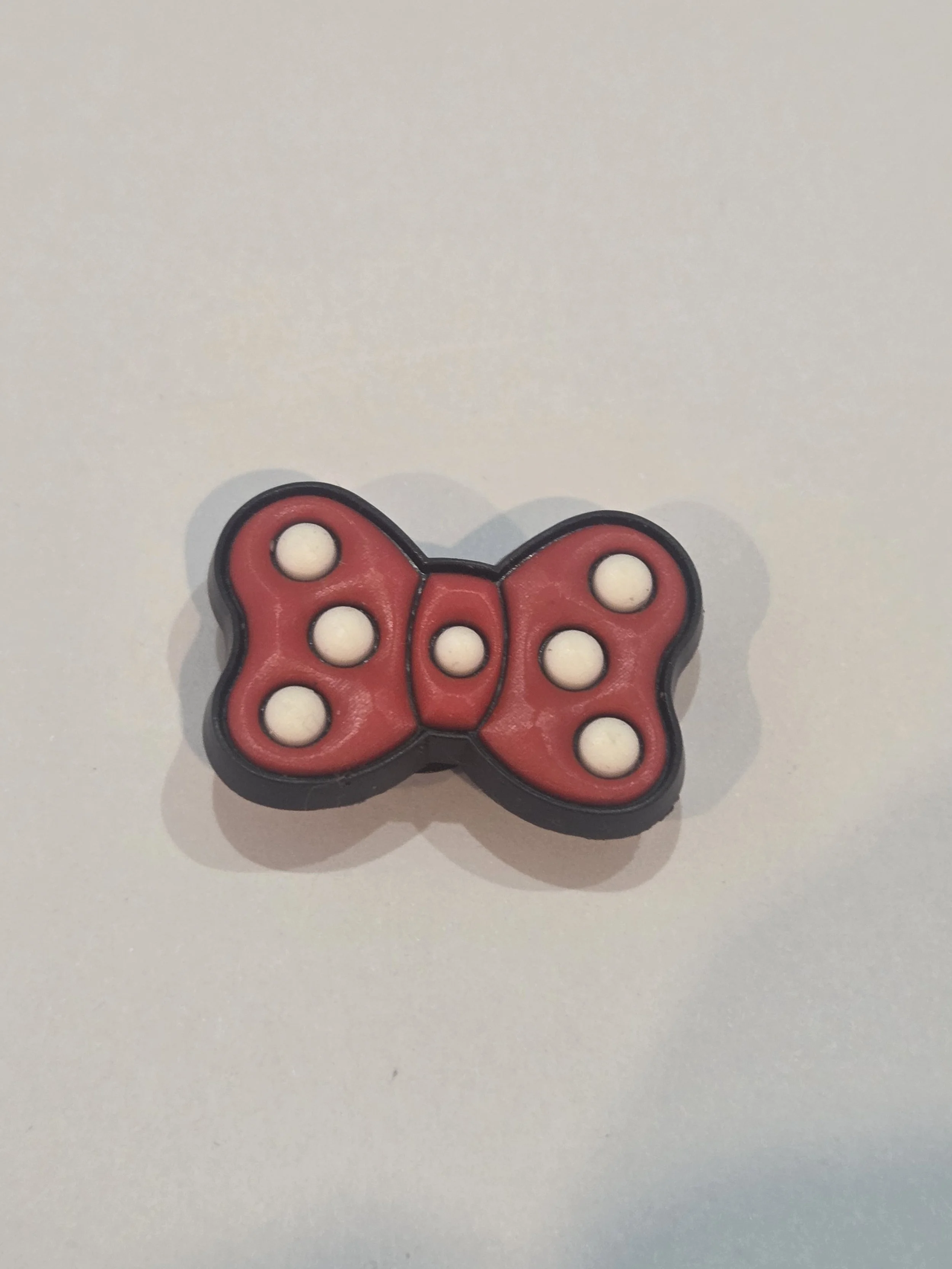Red white spot Bow