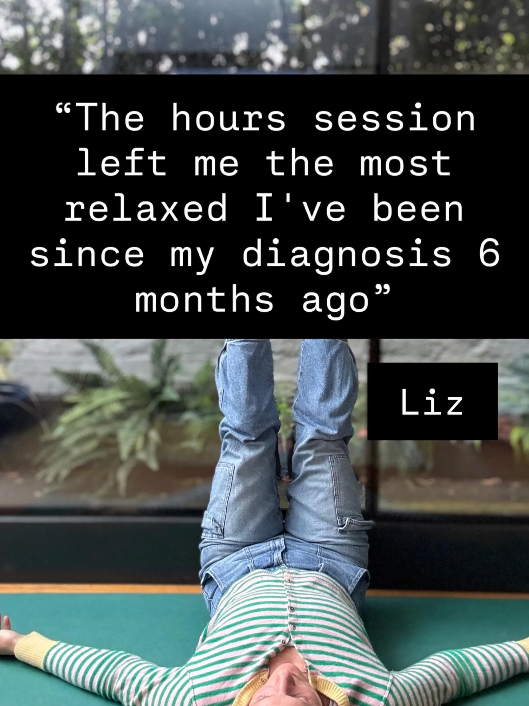 A testimonial from the very wonderful Liz Hand after a yoga for cancer class.