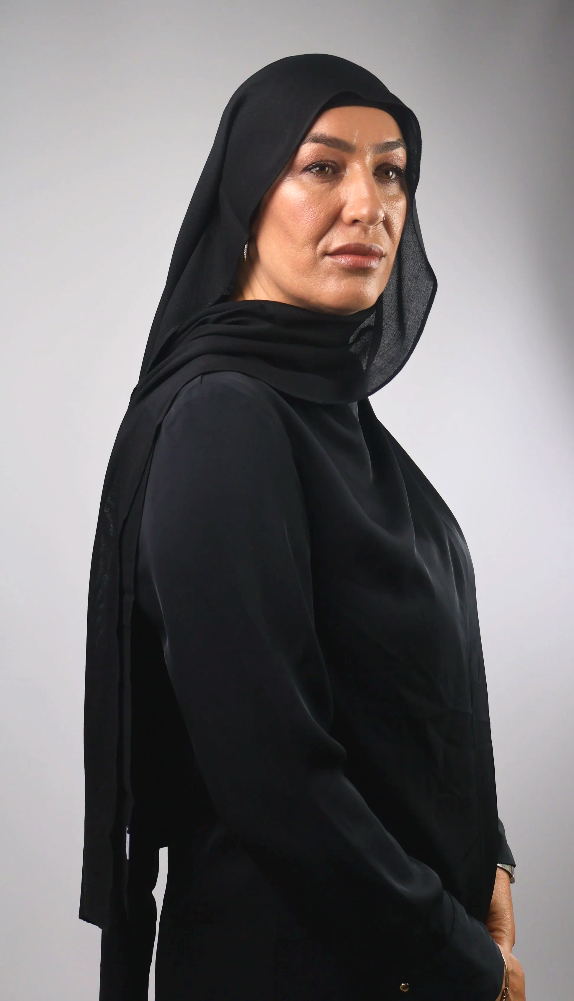Premium Modal Hijab - Black