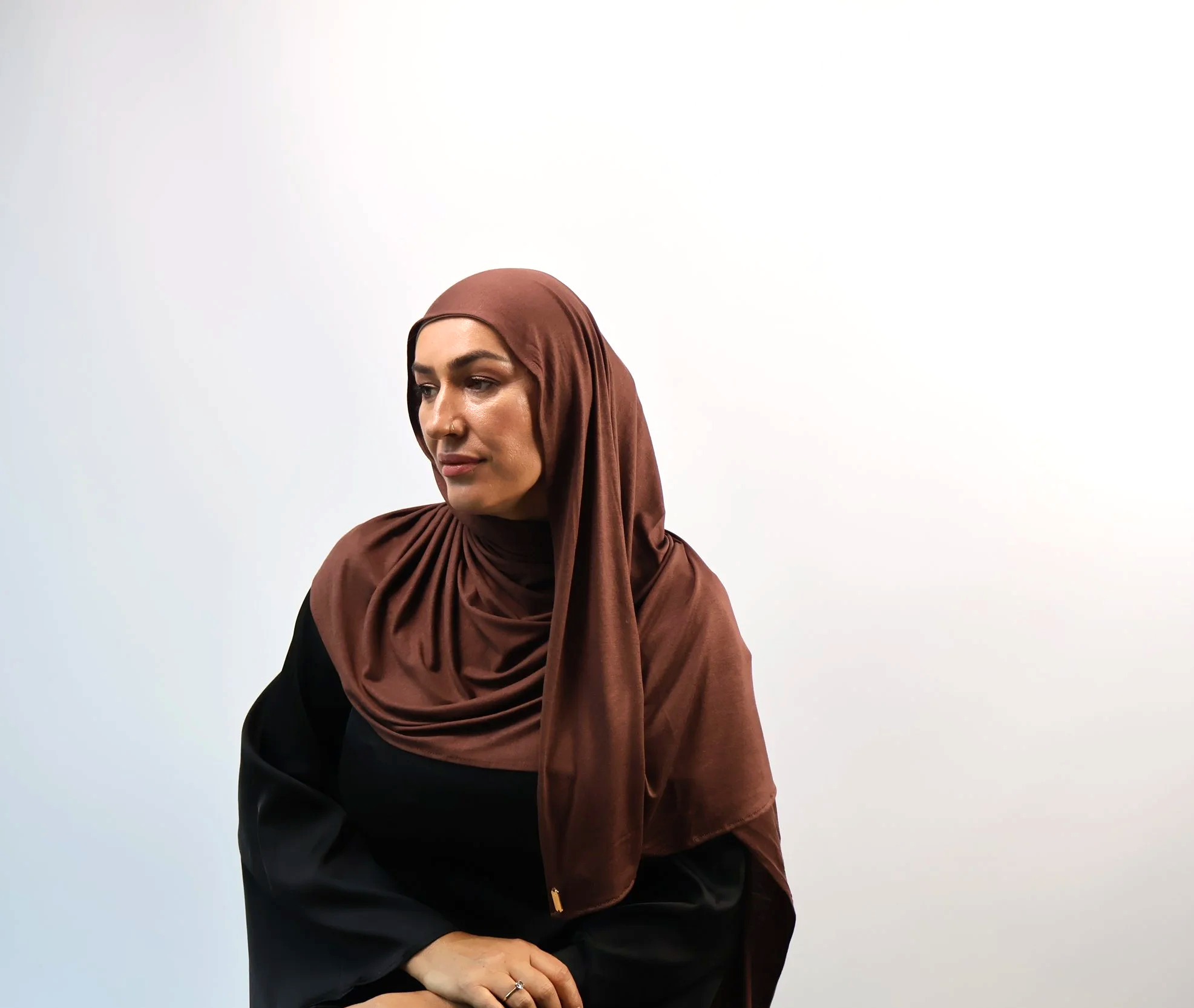 Jersey Hijab Cocoa Brown
