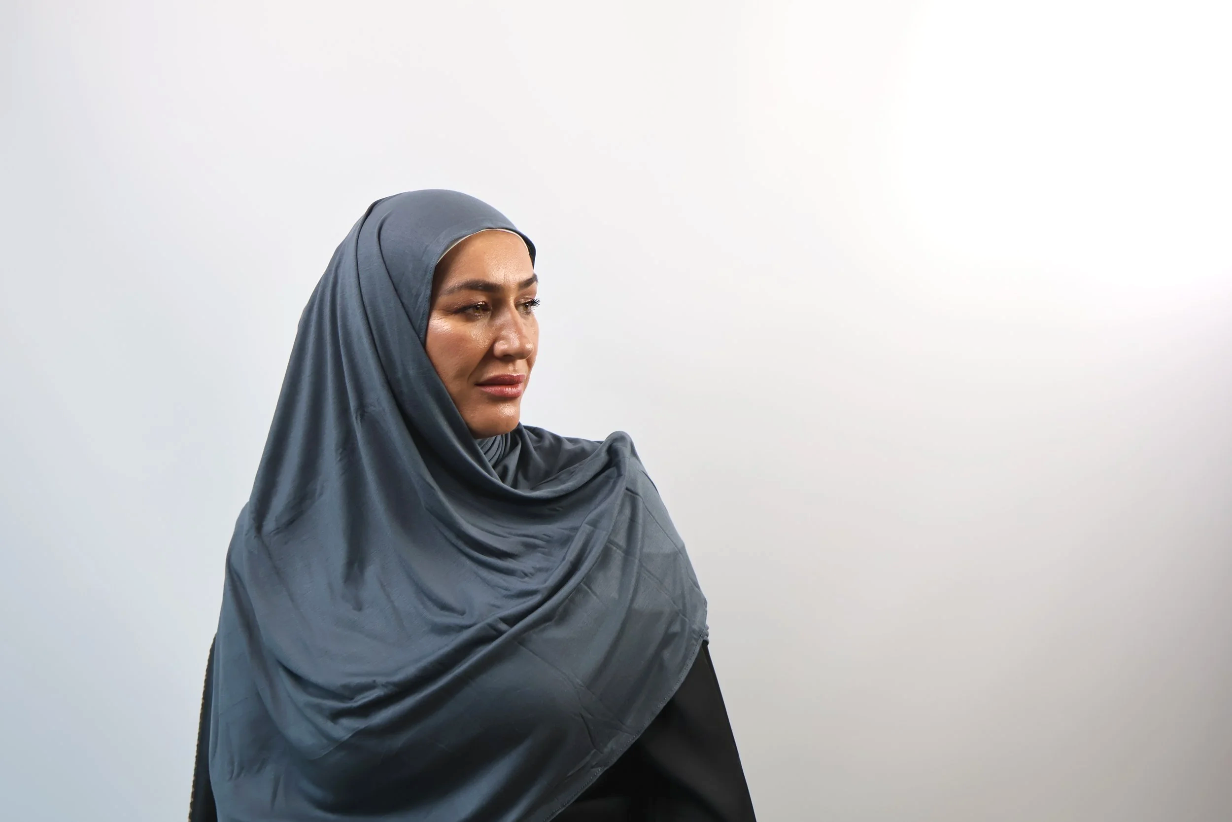 Jersey Hijab Cloudburst Grey