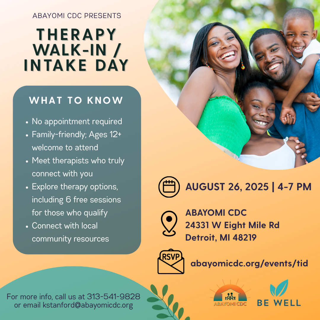 Therapy Intake Day