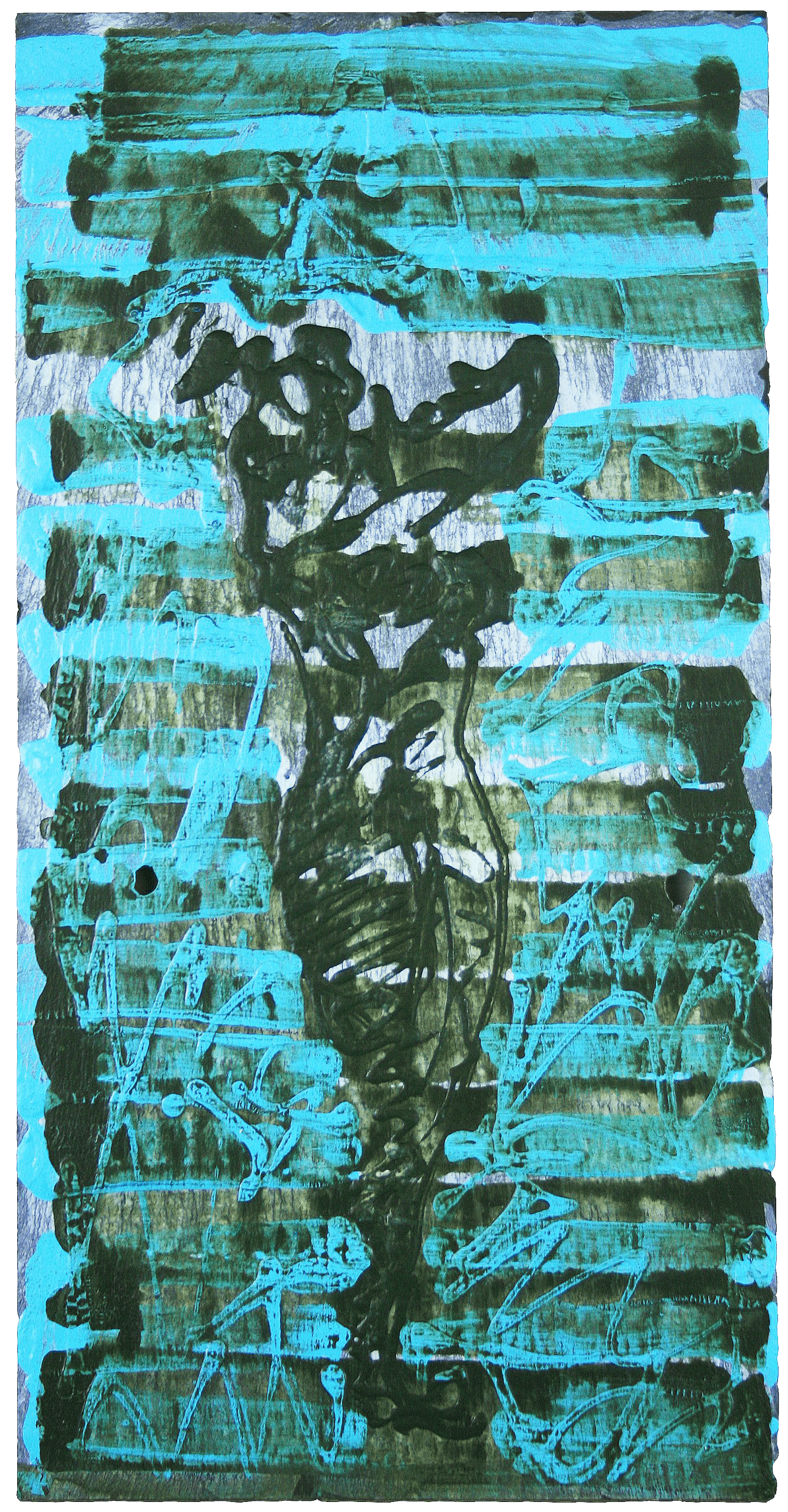 68. Black Model Enjoying Shower (Portrait) by Hector ART-min.png