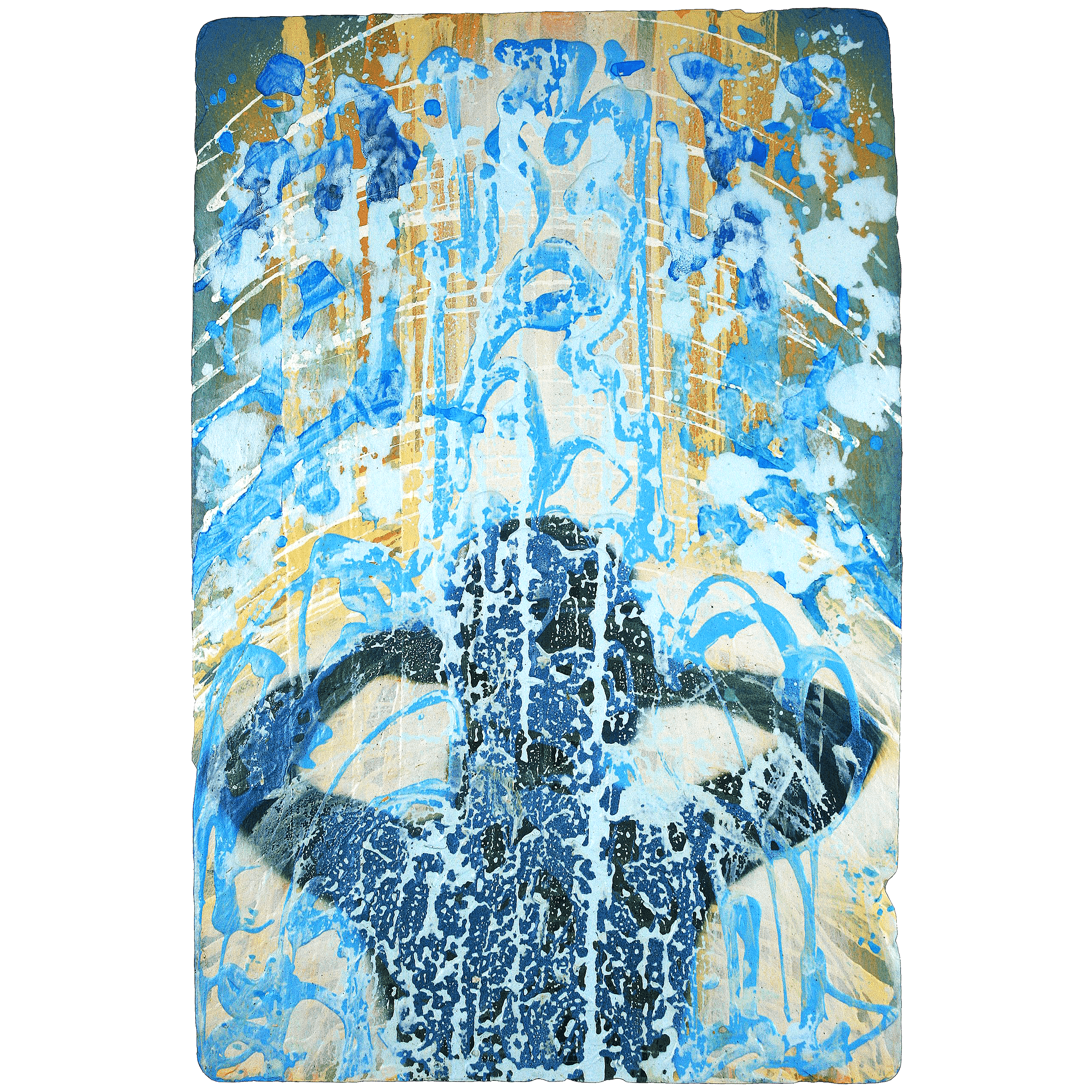 Girl in Blue Shower