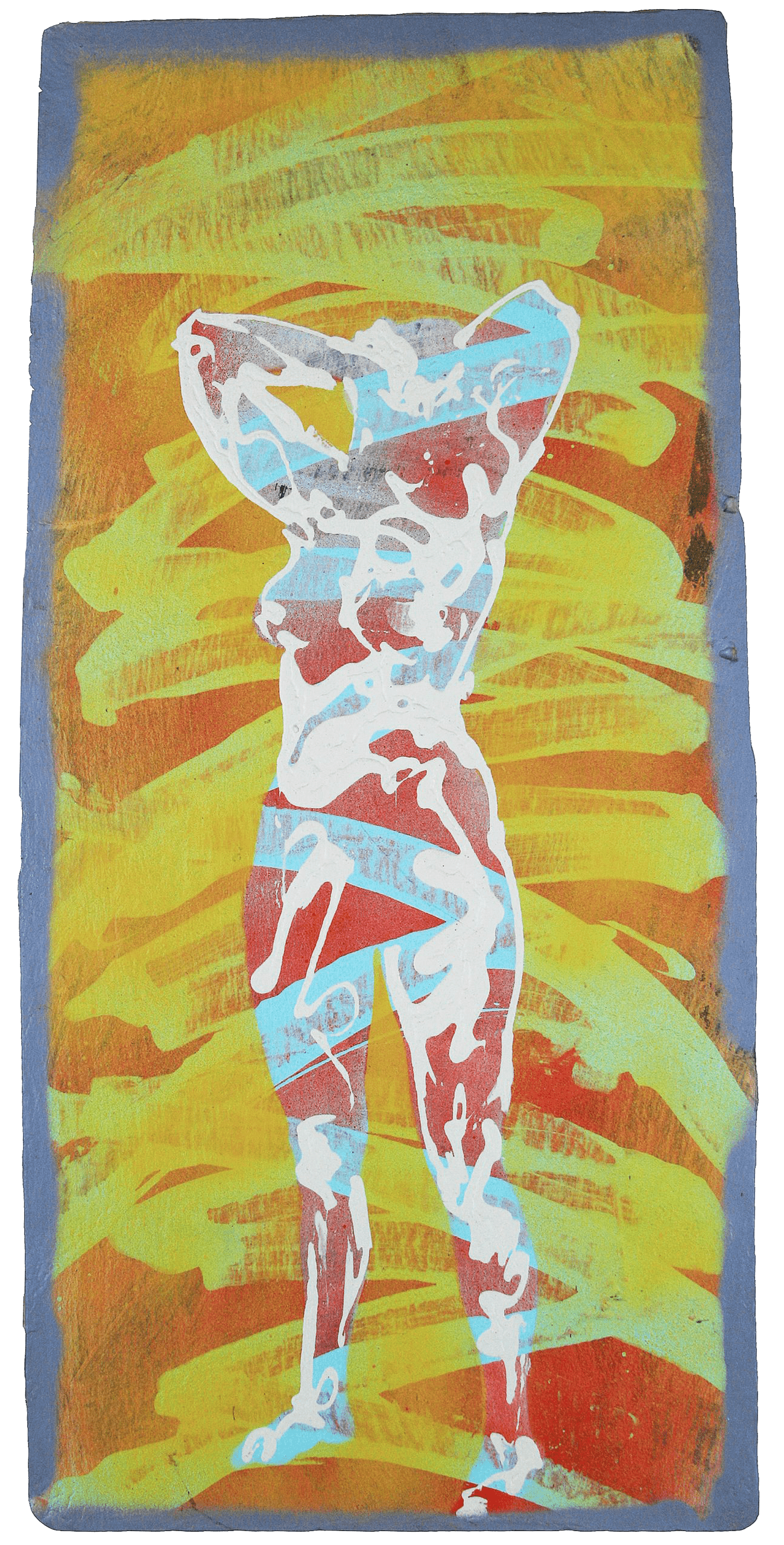 84. Red Model Cross Shower IV (Portrait) by Hector ART-min.png