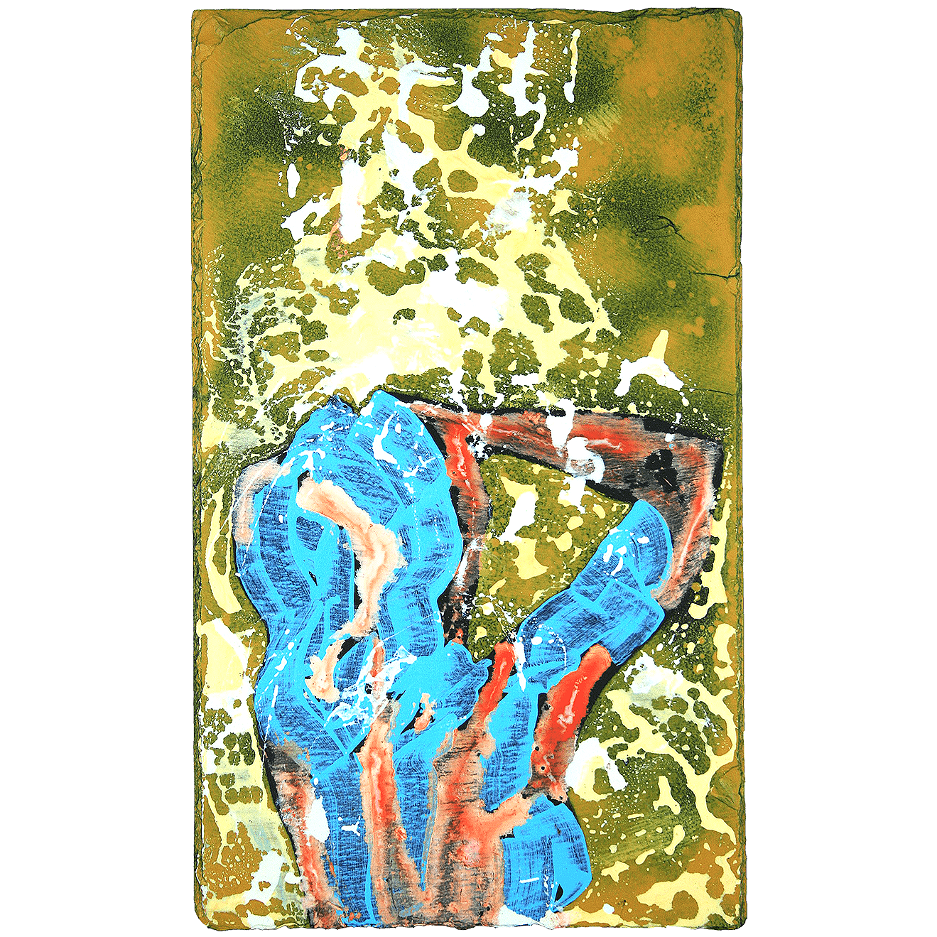 Blue and Red Showerer II