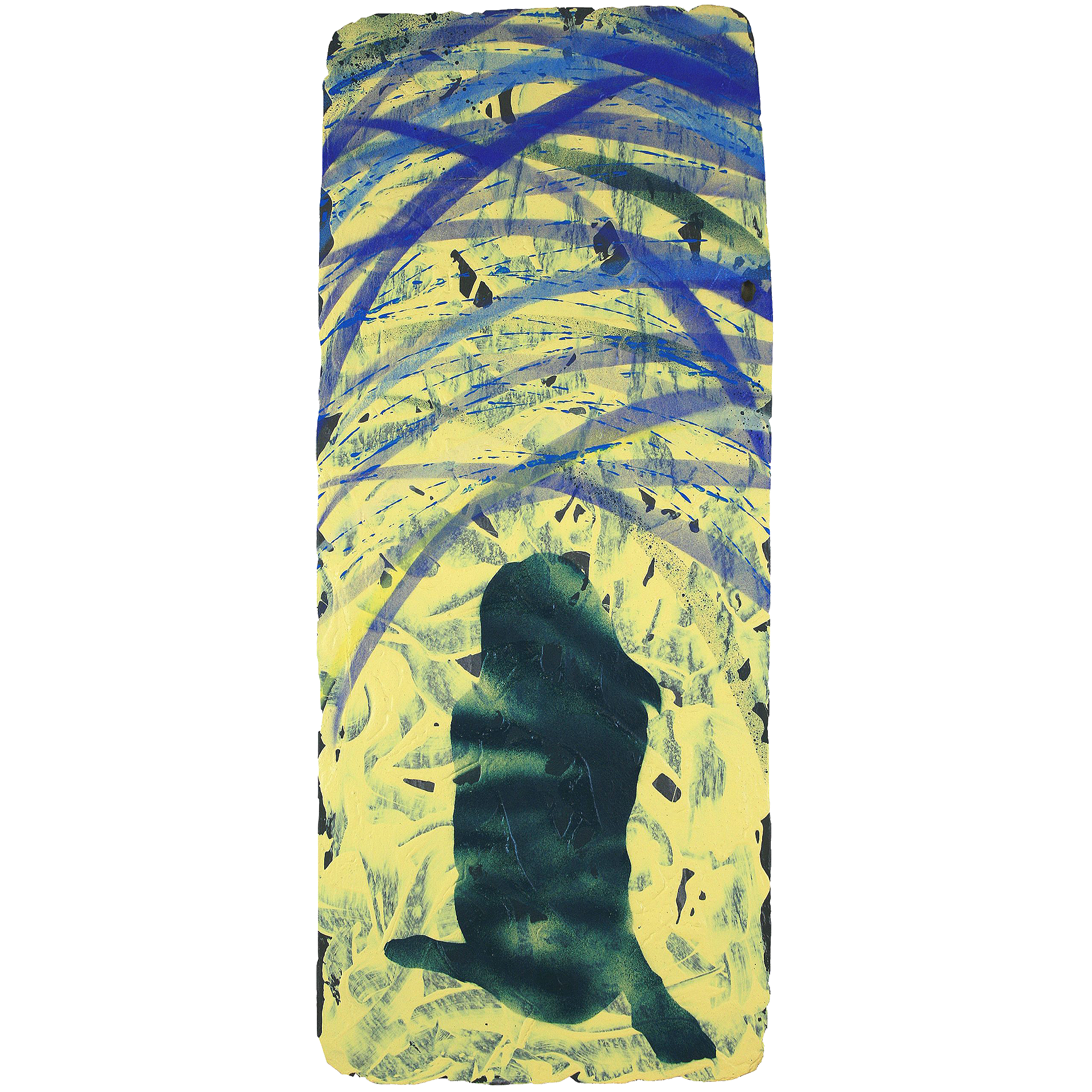 Seated Girl in Shower