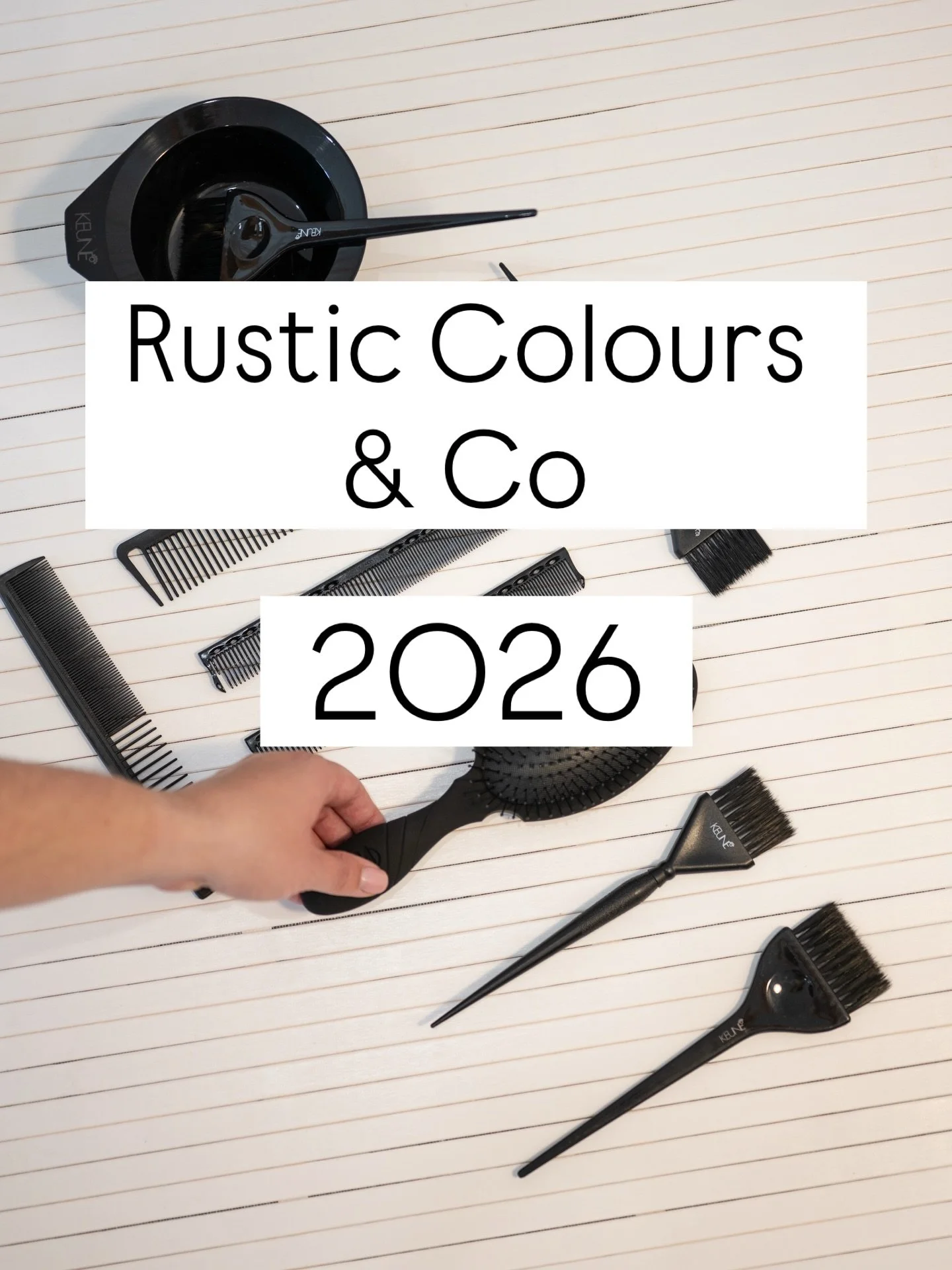 With a BUSY start to 2026, here we finally are!

Welcome to Rustic Colours &amp; Co for 2026 🤍
Our team is so excited for another year of creating beautiful hair, sharing laughs, and welcoming both familiar and new faces into the salon.

Thank you f