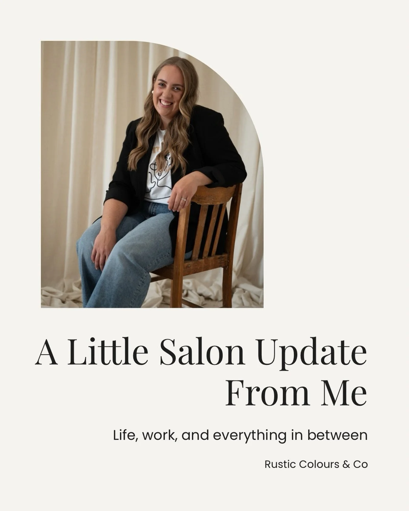 Hello from Aimee &amp; the Rustic Colours &amp; Co team!! 
Apologies we have been a little MIA. There&rsquo;s been a bit happening! 
Let us update you - lock in because there&rsquo;s a bit to go through 🫶🏽

Personal News
Some of you may already kno
