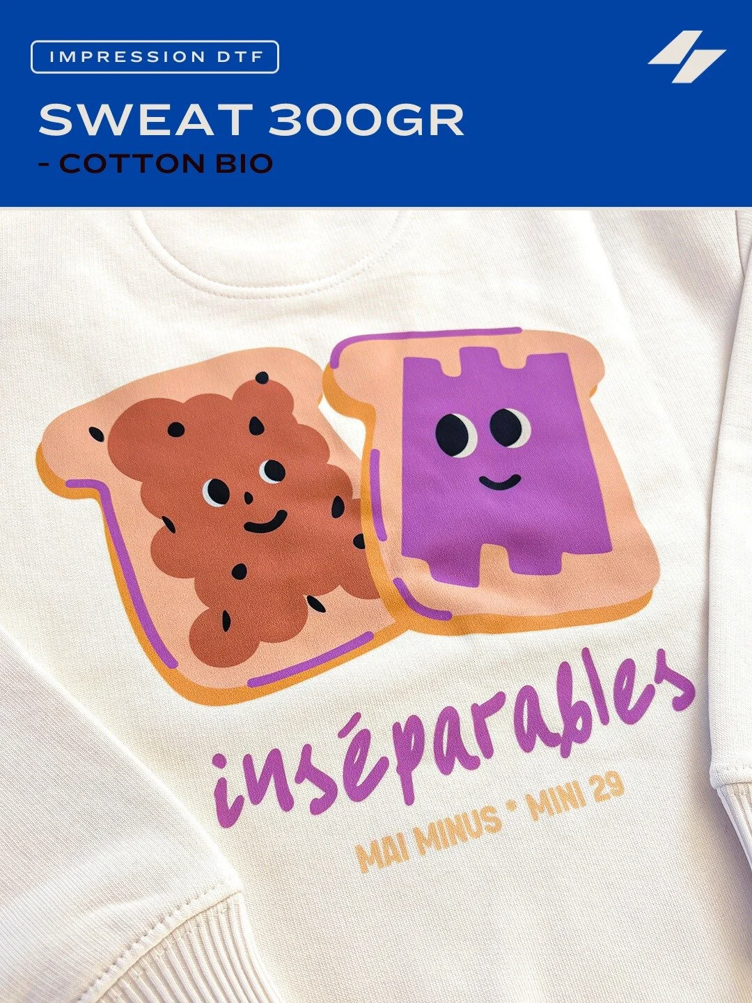 Capsule Petit d&eacute;jeun&eacute;
Collaboration @maiminus &amp; @mini29_studio

Cr&eacute;ation de visuels sur mesure
Impression DTF