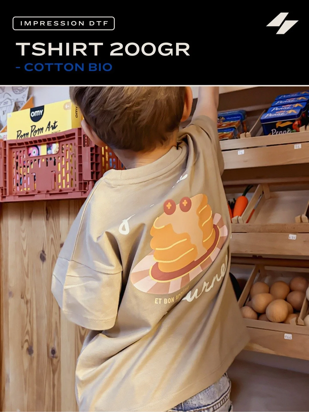 Capsule Petit d&eacute;jeun&eacute; 
Collaboration @maiminus &amp; @mini29_studio 

Cr&eacute;ation de visuels sur mesure
Impression DTF