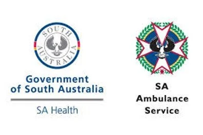 Logos of South Australia government, SA Health, and SA Ambulance Service.