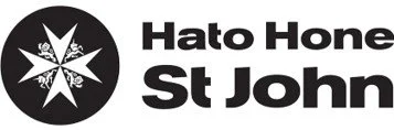 Hato Hone St John logo with a black star or cross symbol.
