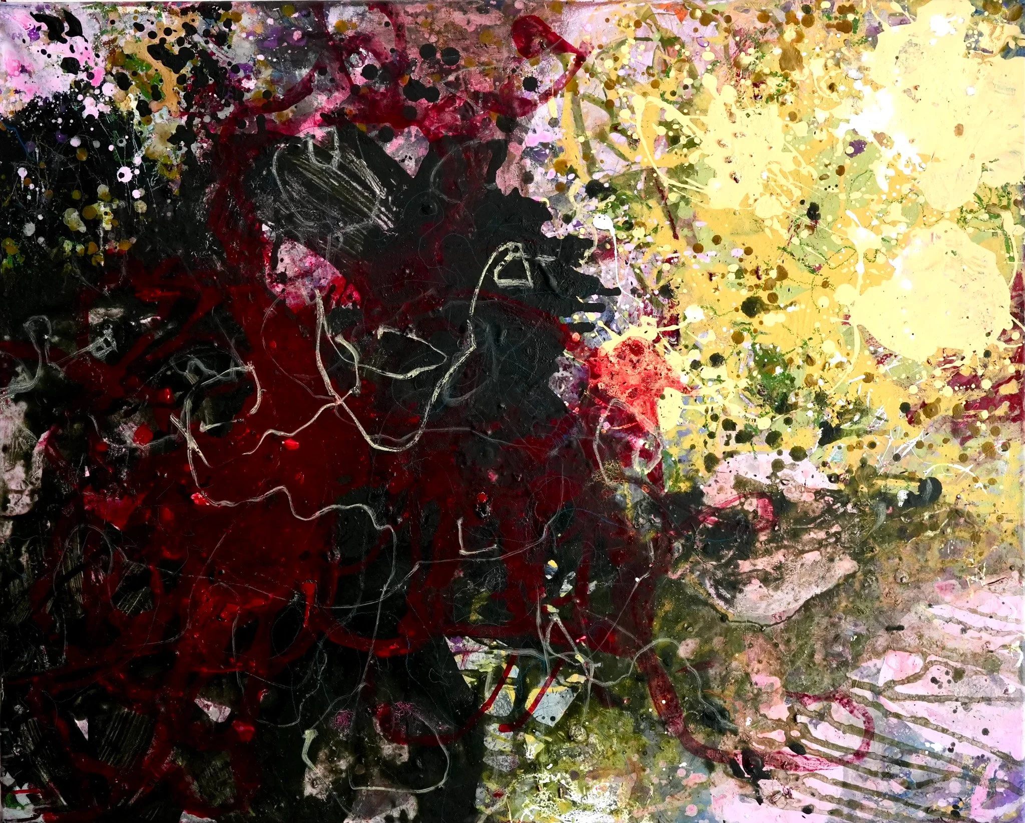 Abstrakte Malerei von Künstlerin Christine Bender