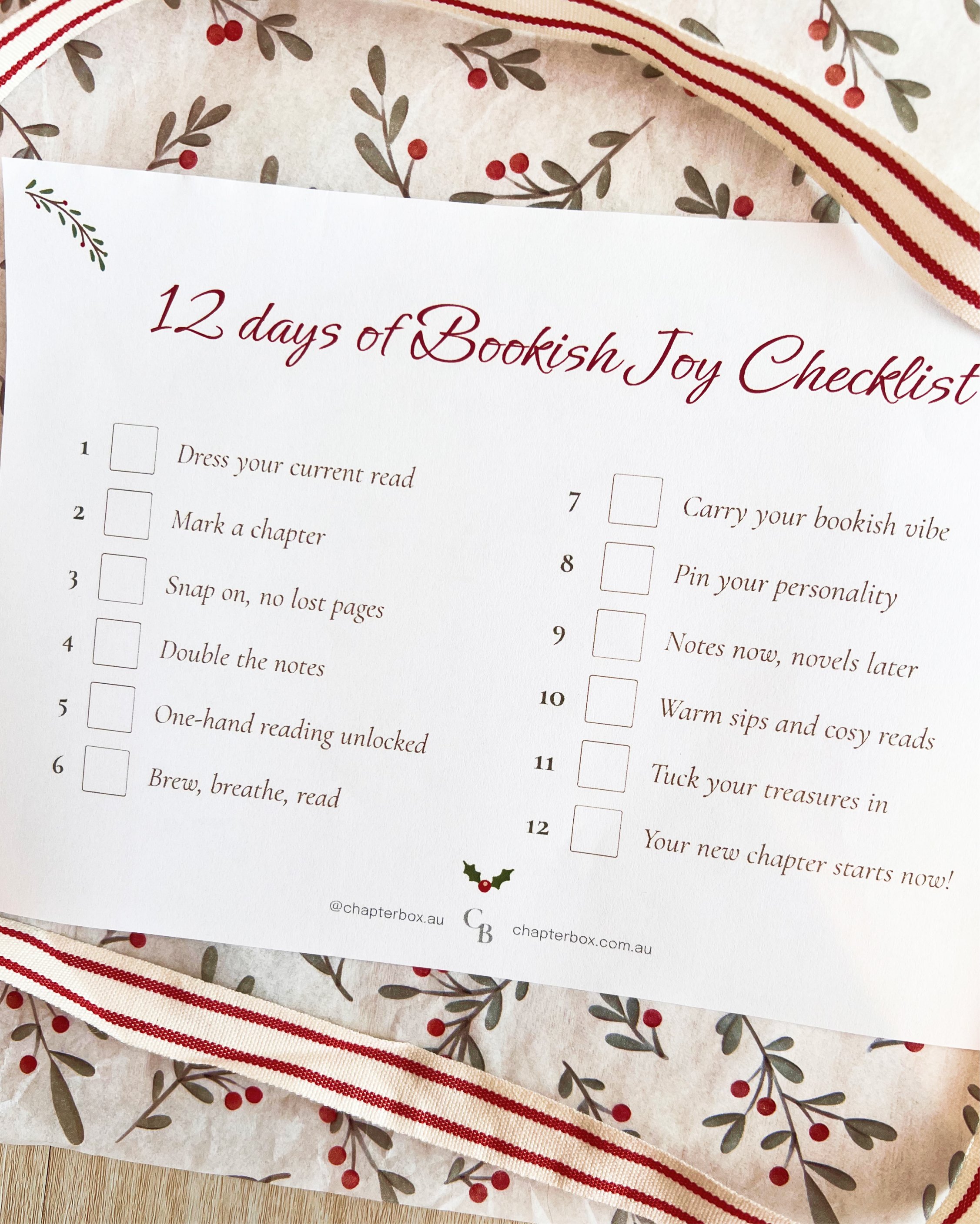 Twelve days of bookish joy checklist with numbers.jpg