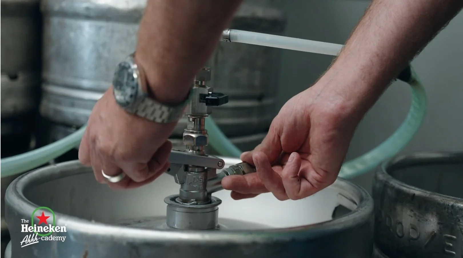 Heineken Keg Changing