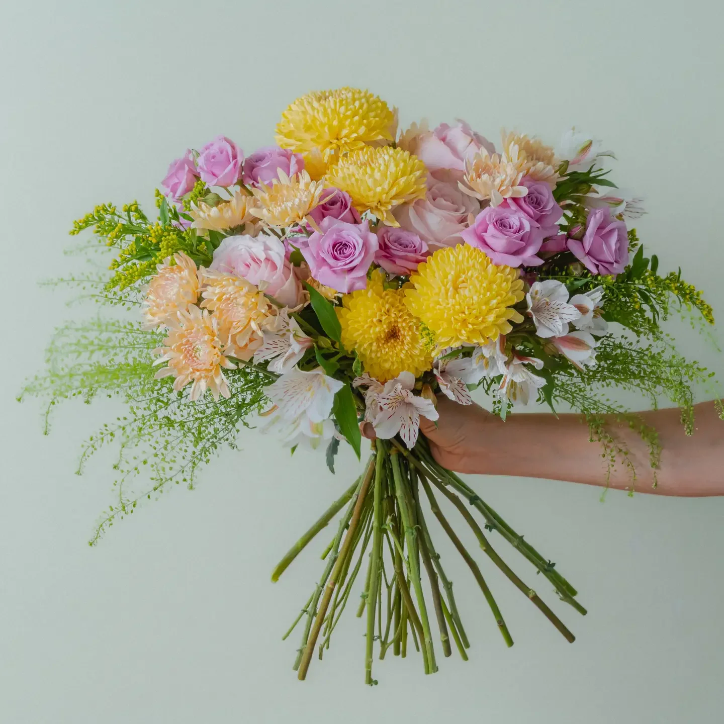 Honey Bloom Wrapped Bouquet