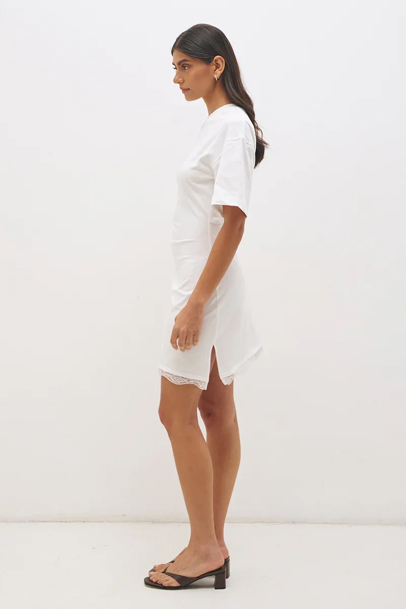 ELISAB PERTH BOUTIQUE - LIORA MINI DRESS - OFF WHITE 2.webp