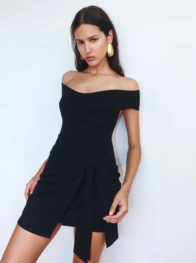 HANSEN & GRETEL | MOLLIE MINI DRESS - BLACK