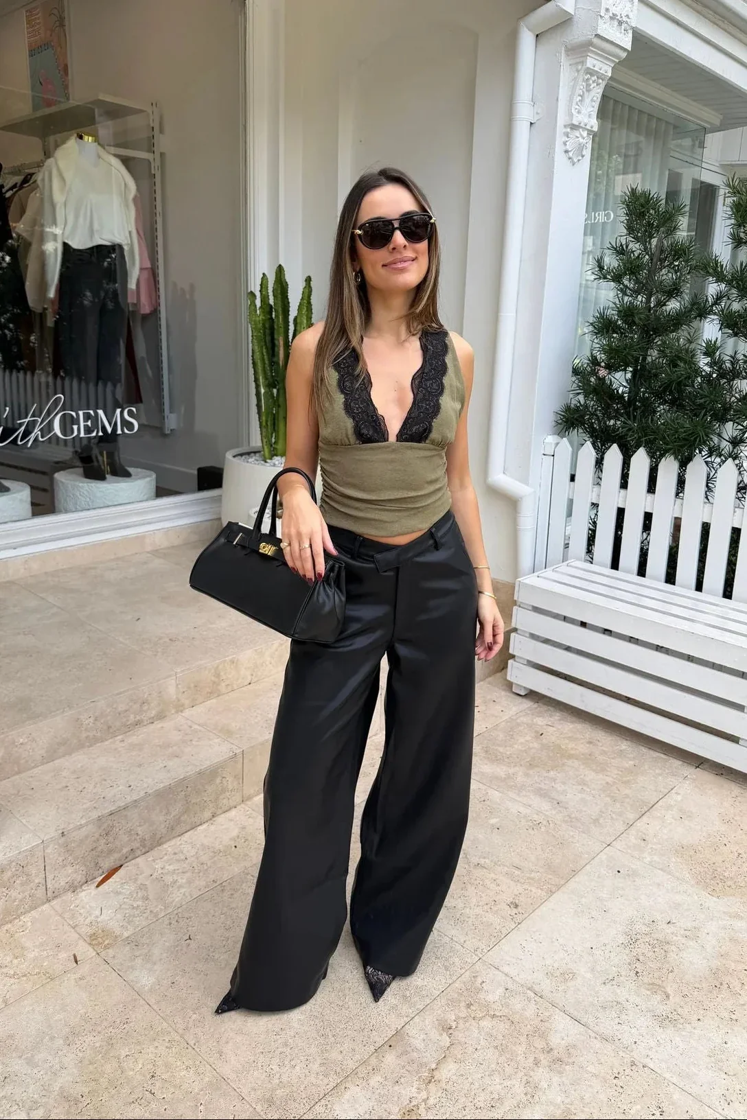 SOVERE STUDIO | LONI TOP - OLIVE