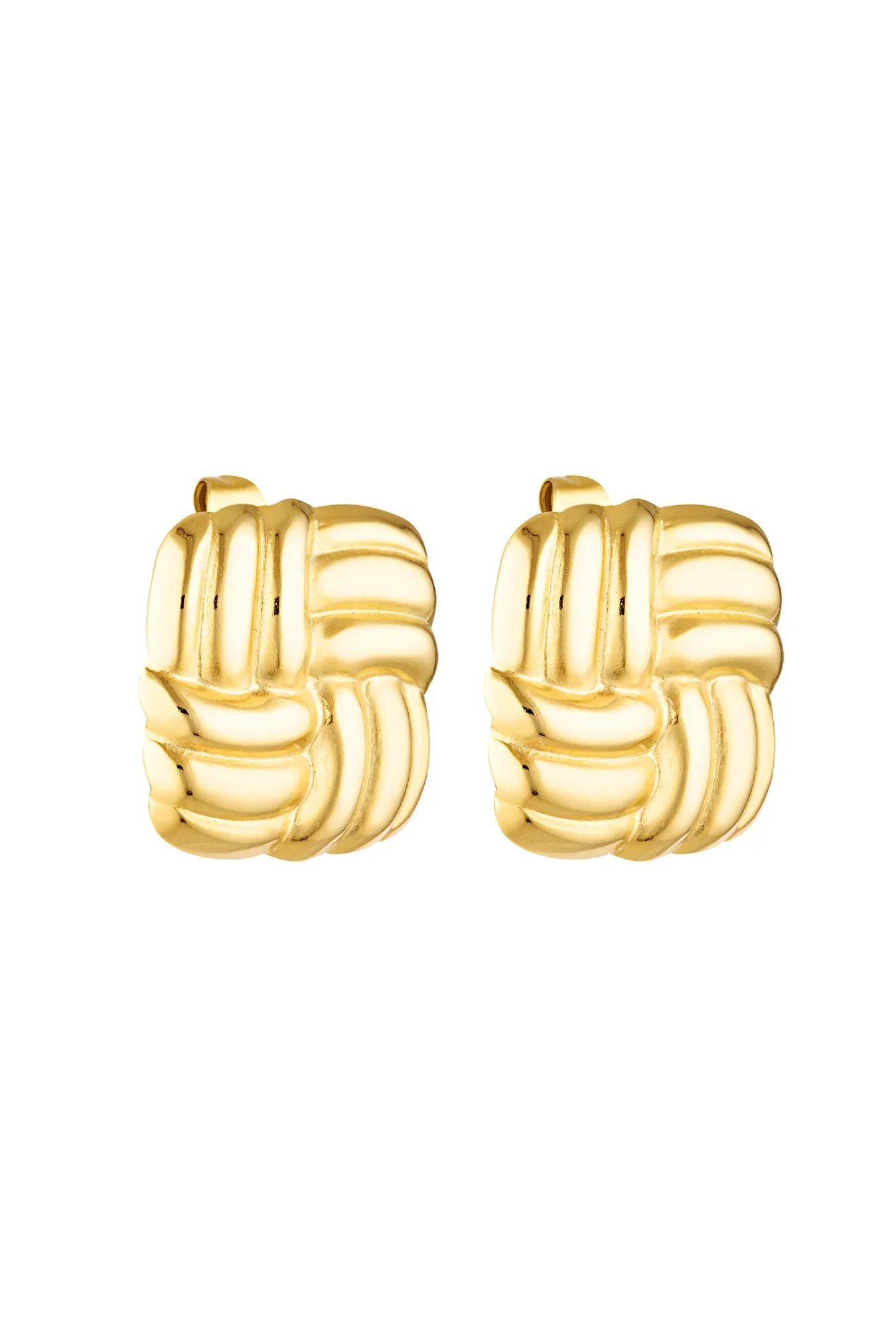 Porter Jewellery | Baby Cushion Earrings - Gold