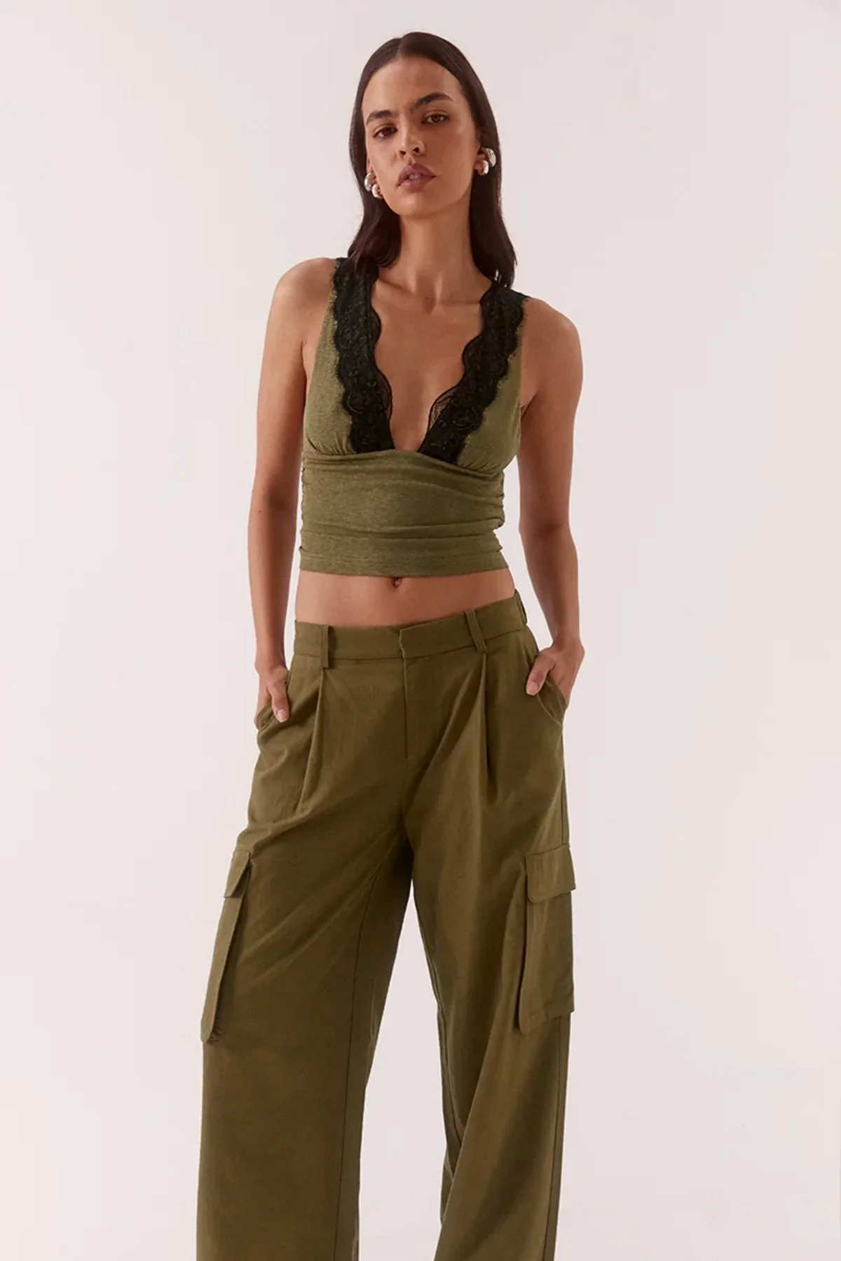 SOVERE STUDIO - LONI TOP - OLIVE - PERTH BOUTIQUE ELISAB.webp