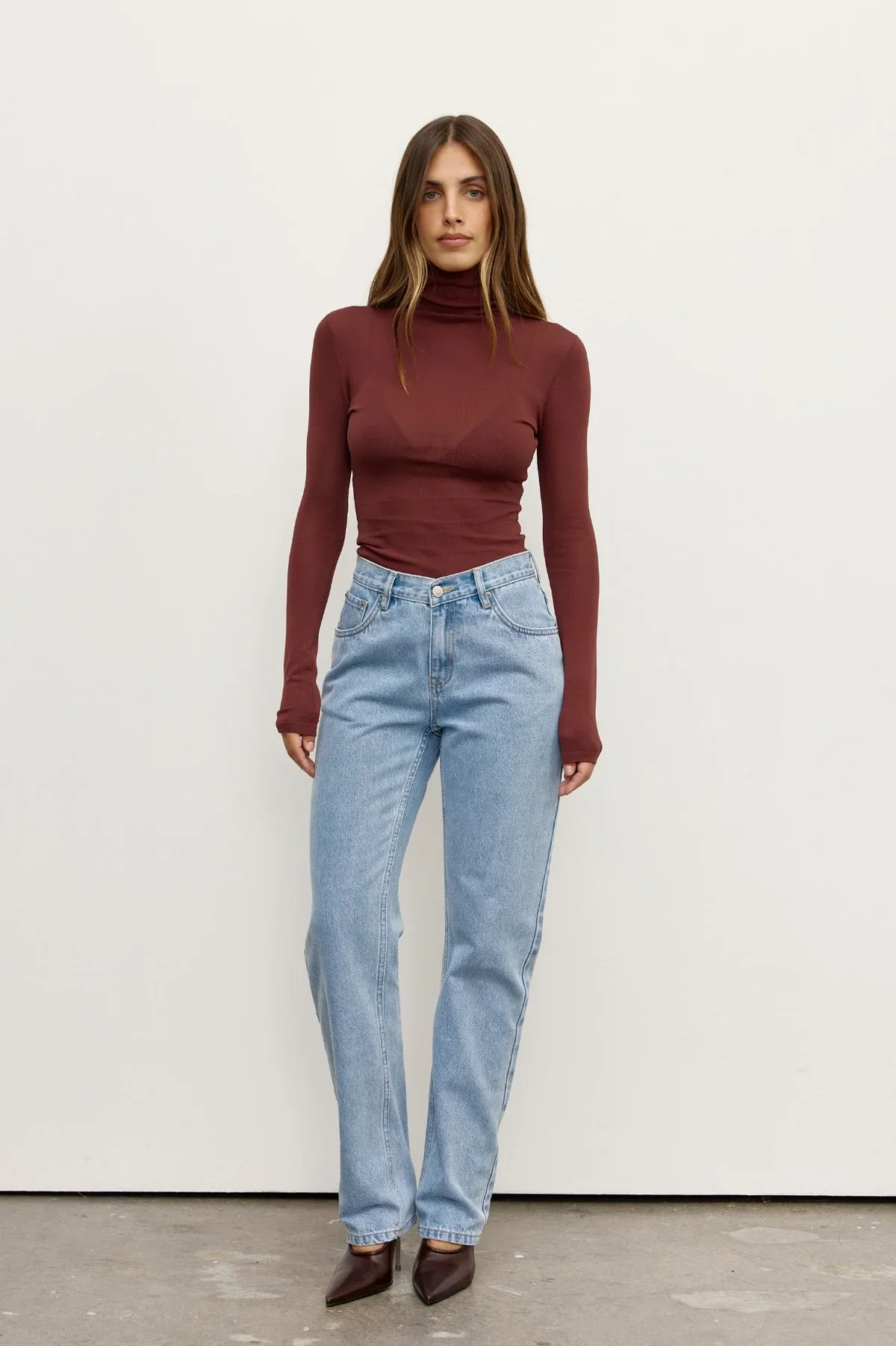 BAYSE - AIRLIE TOP - BURGANDY - PERTH BOUTIQUE - ELISAB.webp
