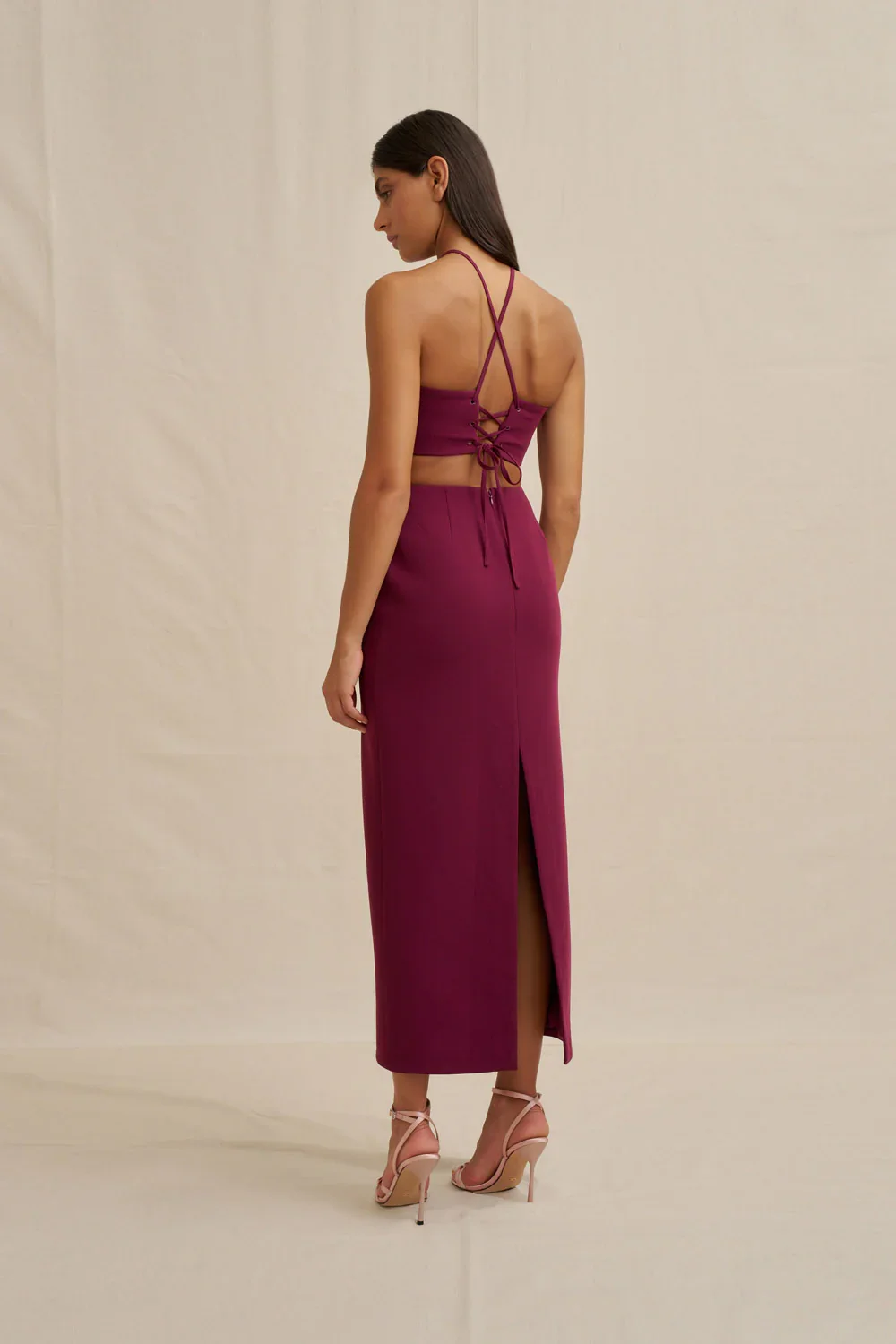 BY JOHNNY - DIAMOND HALTER MIDI DRESS - PERTH BOUTIQUE - ELISAB 2.webp