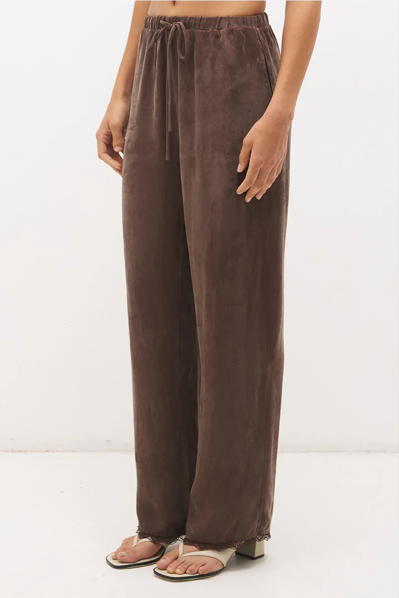MON RENN | LIORA PANTS - FUDGE