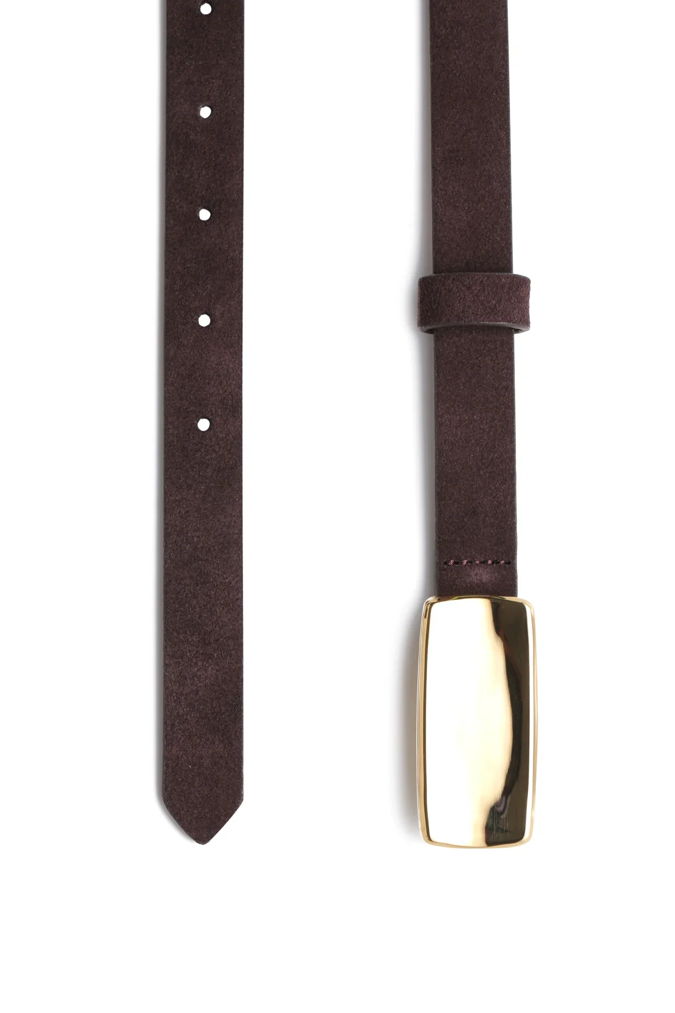 Porter Jewellery | PLATE BELT - BRUN/GOLD