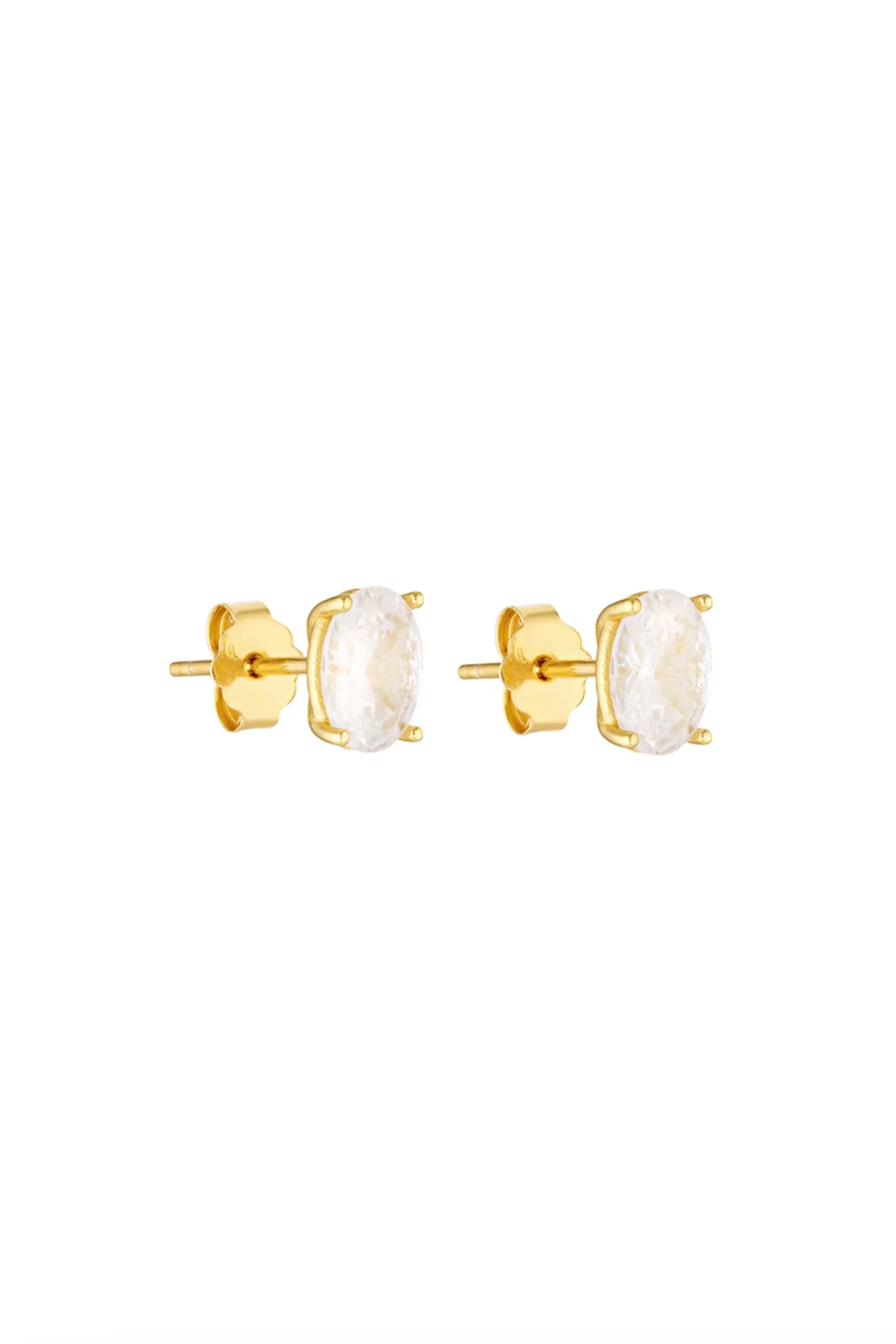 Porter Jewellery | Oval Studs - Gold
