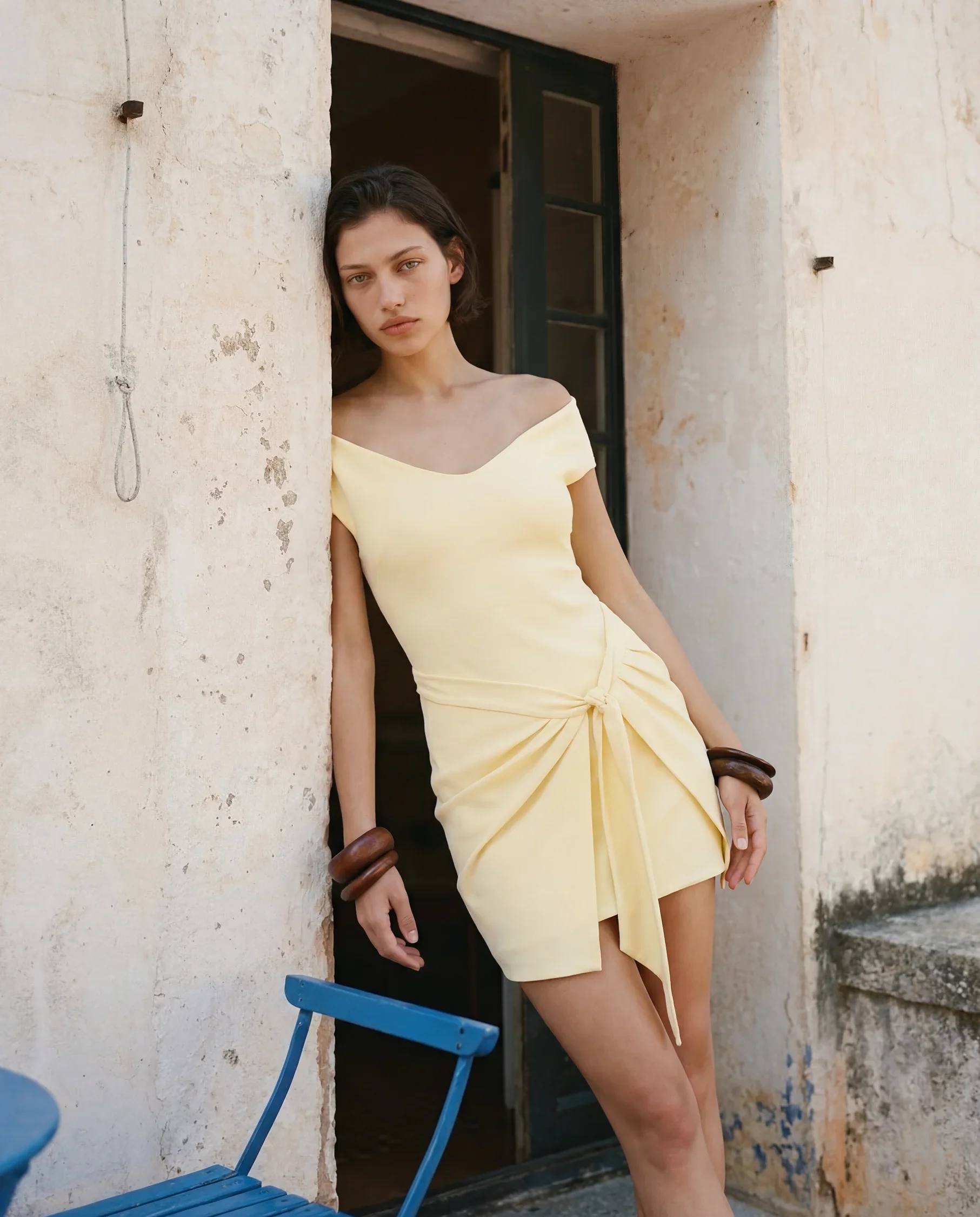 HANSEN & GRETEL | MOLLIE MINI DRESS - BUTTER