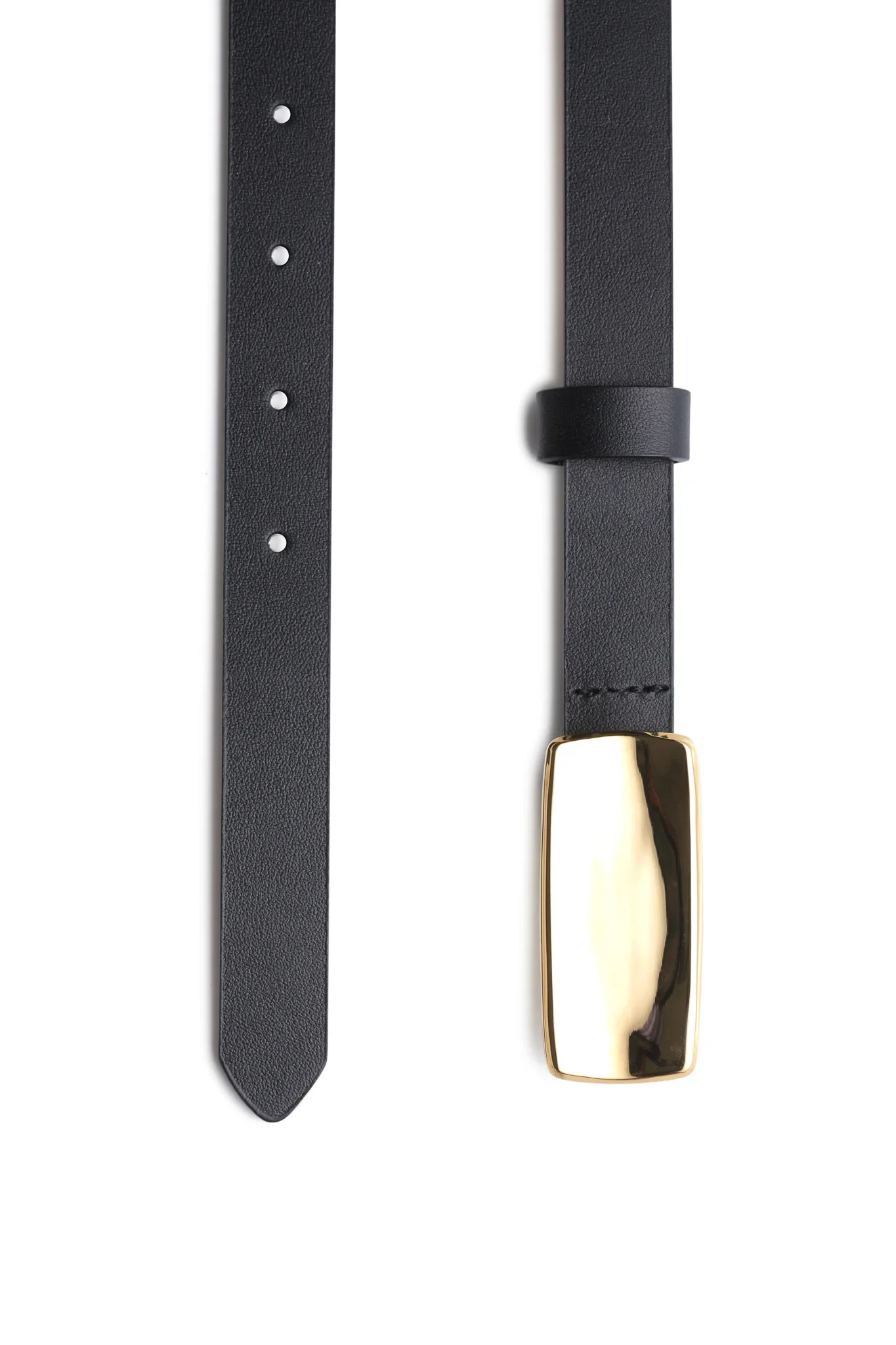 Porter Jewellery | PLATE BELT - NOIR/GOLD