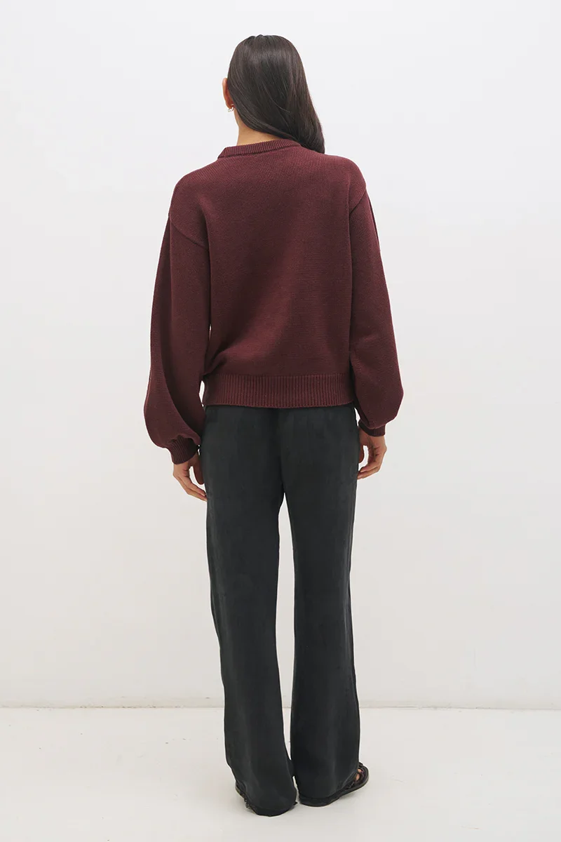 ELISAB PERTH BOUTIQUE - ROWIE KNIT JUMPER - DEEP PLUM 3.webp