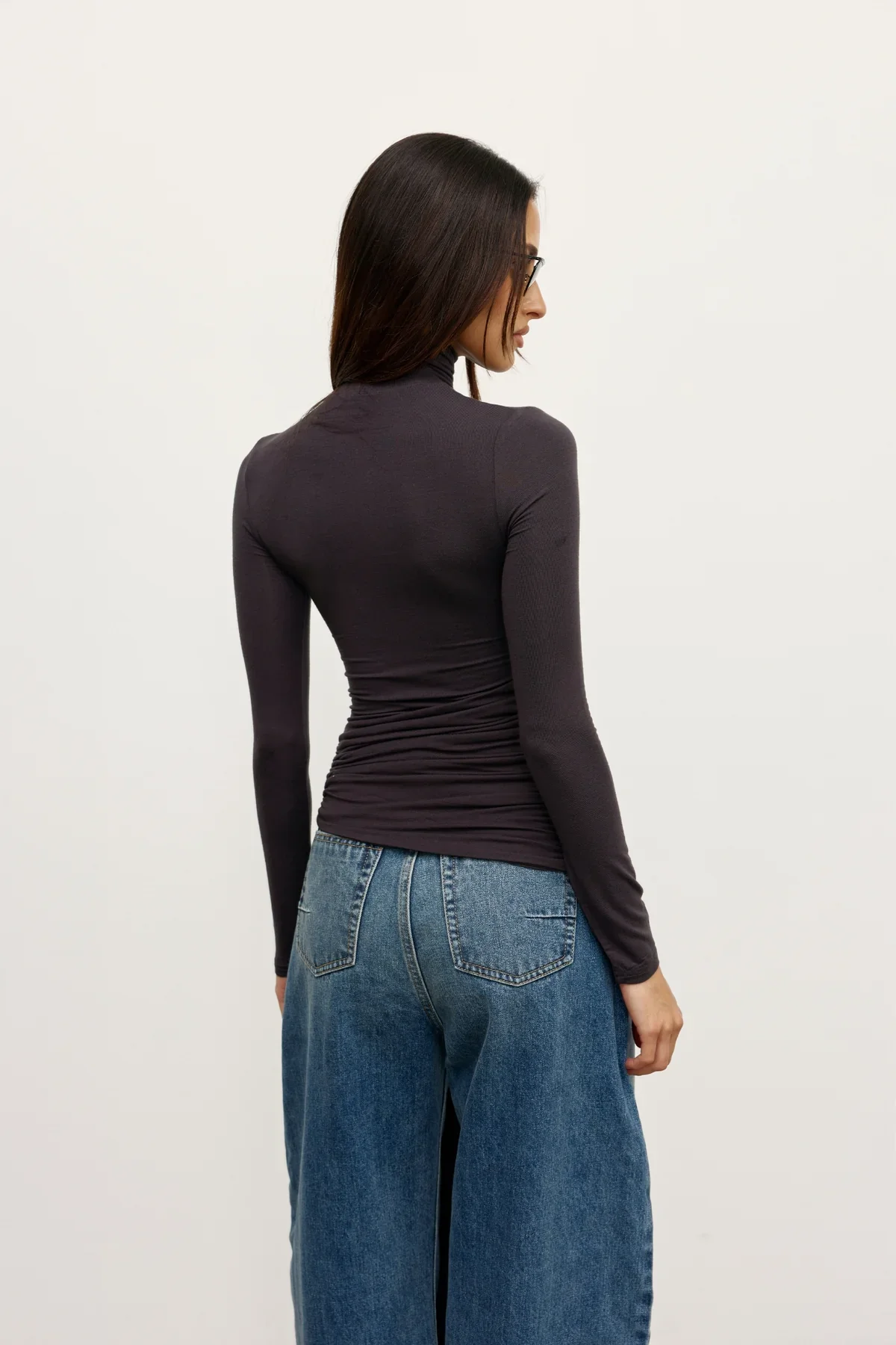 BAYSE - ISLEY TOP - CHARCOAL - PERTH BOUTIQUE - ELISAB 3.webp