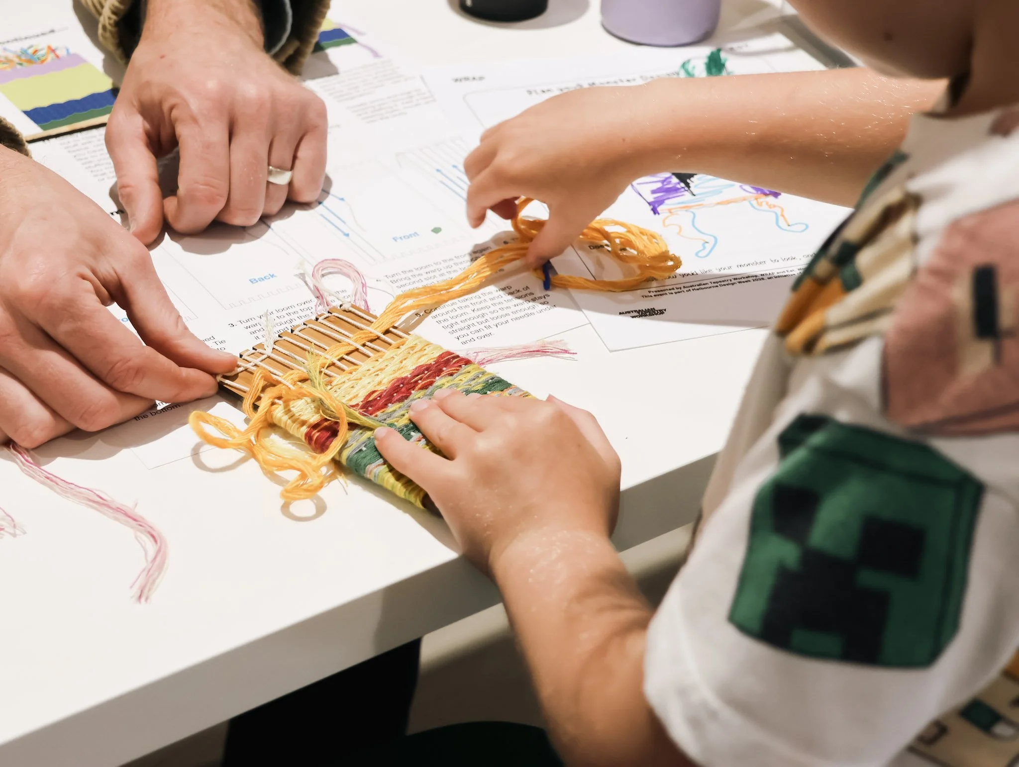 Make Your Own Monster: Kids Weaving with the Australian Tapestry Workshop → 17 May, 2026