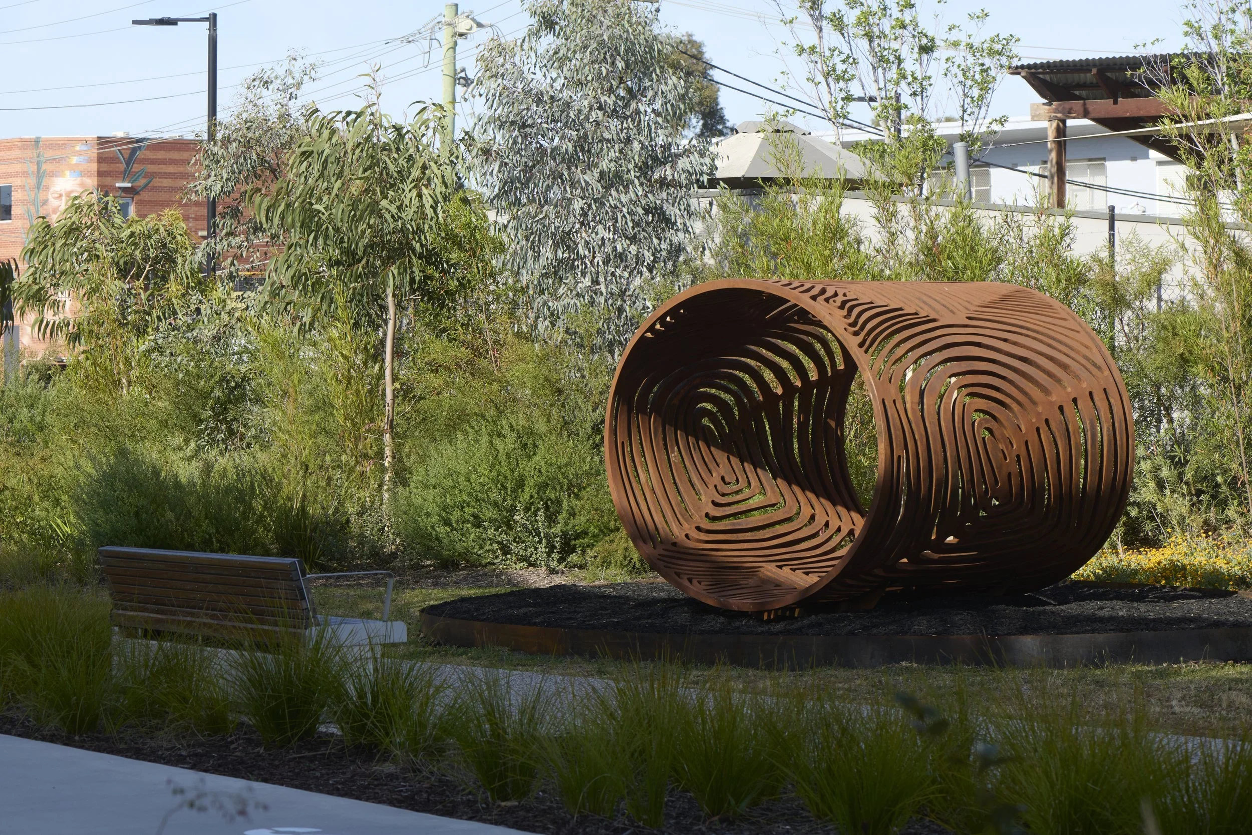 A new public artwork emerges at Preston's Bell Station