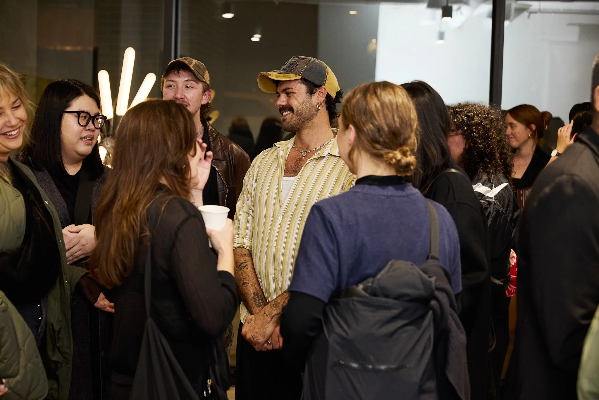 The opening of Taking Shape for Melbourne Design Week. Curated by WRAP. 