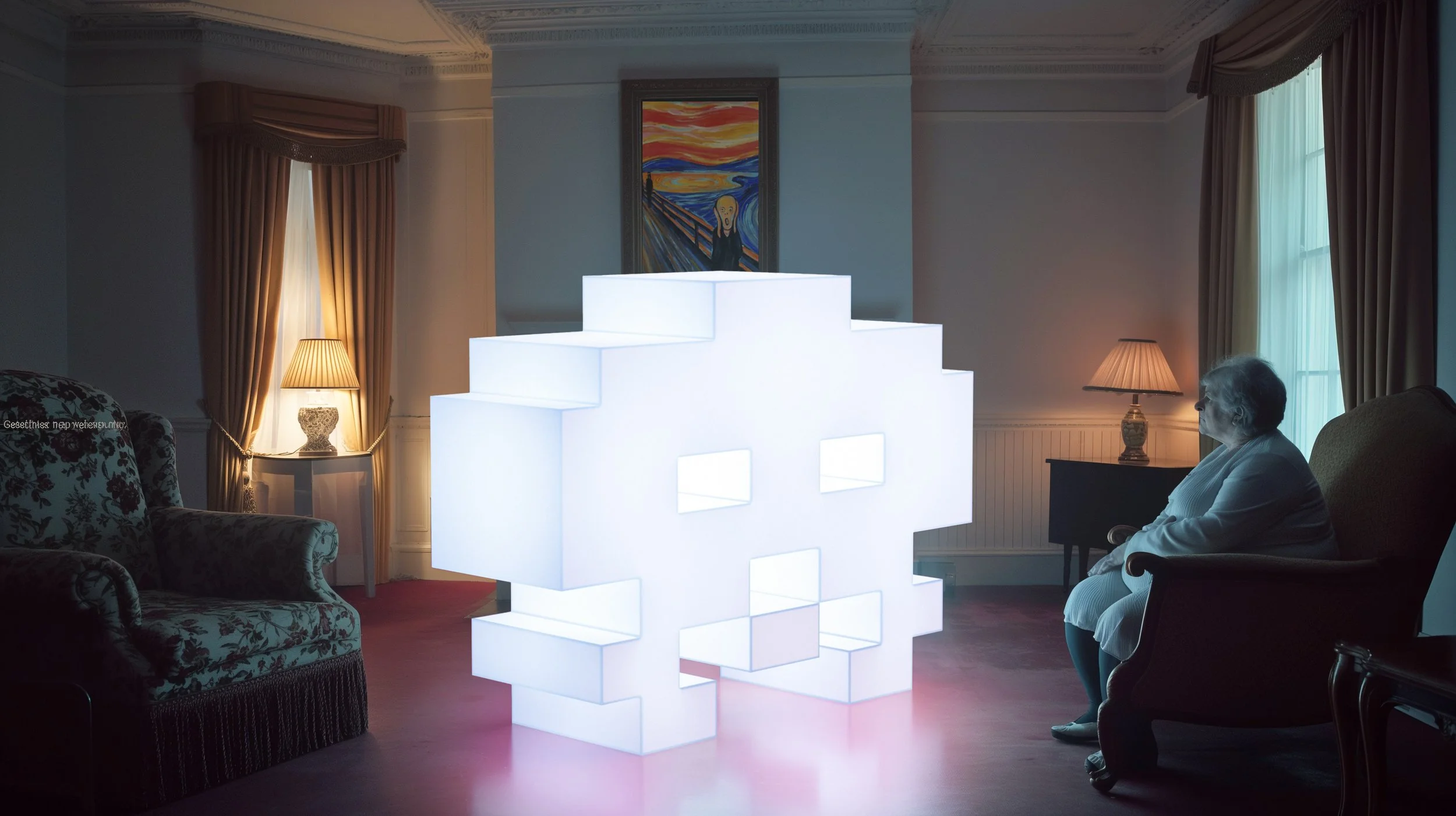 chezrump7999_giant_illuminated_cube_is_tightly_squeezed_into_a__a3127c69-c522-4315-8b8e-99d1fb065ff9.jpg
