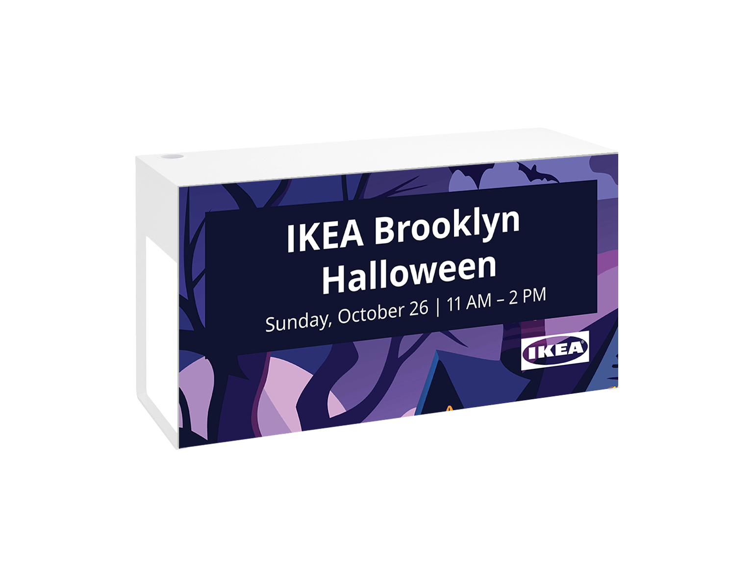 Halloween Event table signage