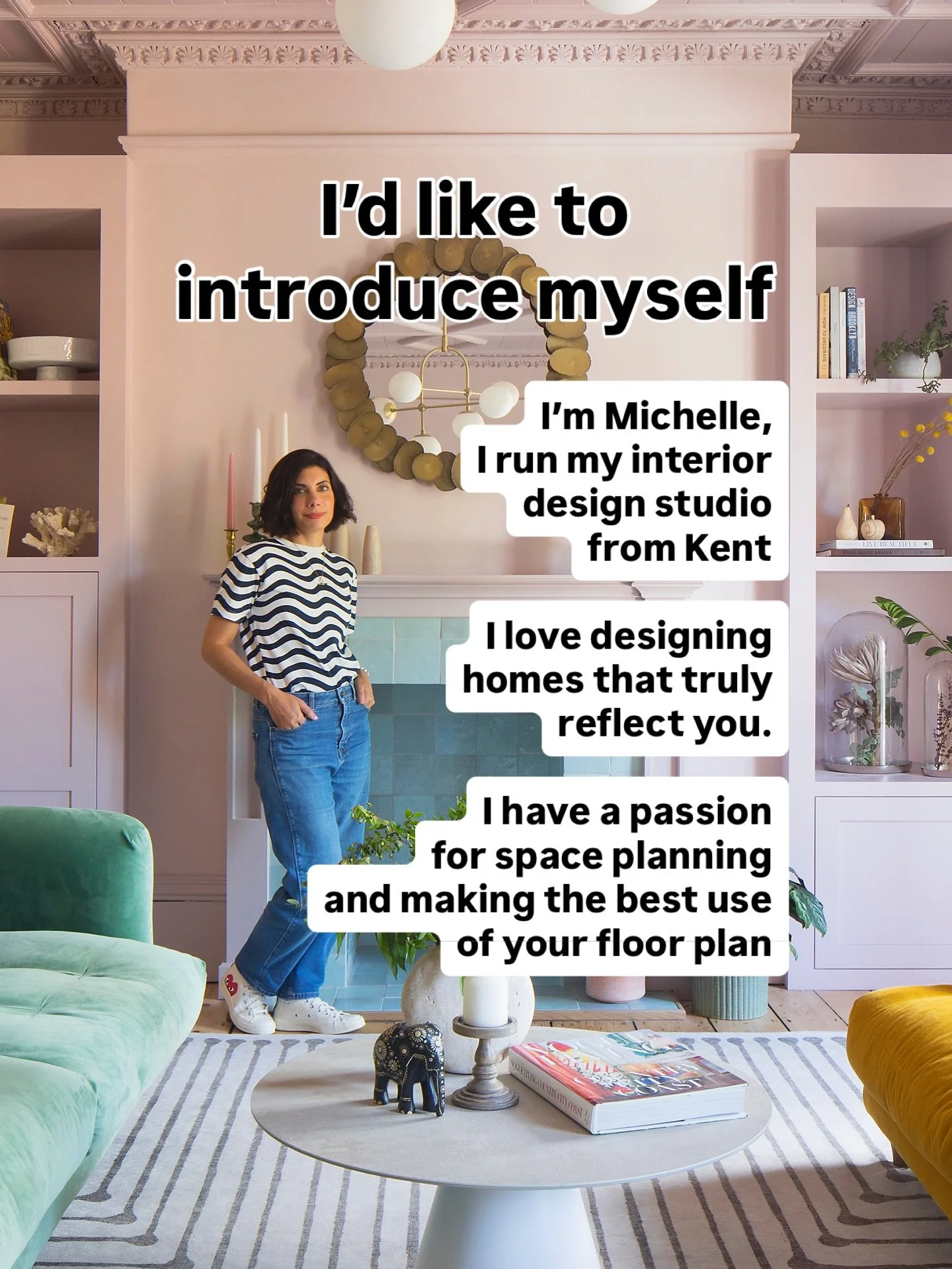 We create thoughtful, comfortable &amp; elegant interiors - spaces that truly reflect you.

Michelle Shakallis Interiors is a full-service interior design studio, based in Kent.

We take into account the interior architecture of each space and take t