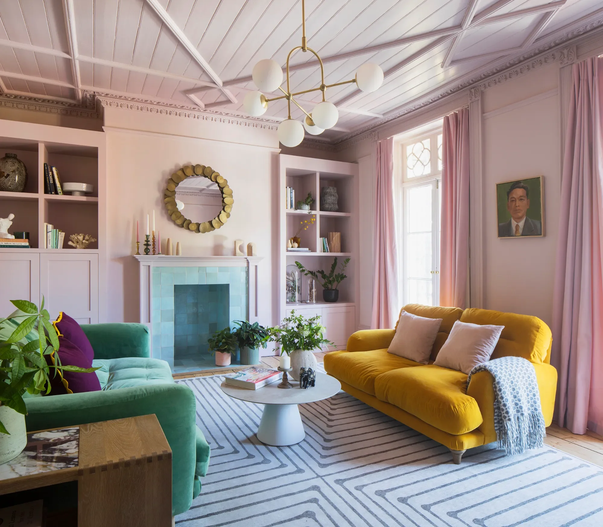 pink-living-room-with-yellow-sofa-interior-design-kent-michelle-shakallis.webp