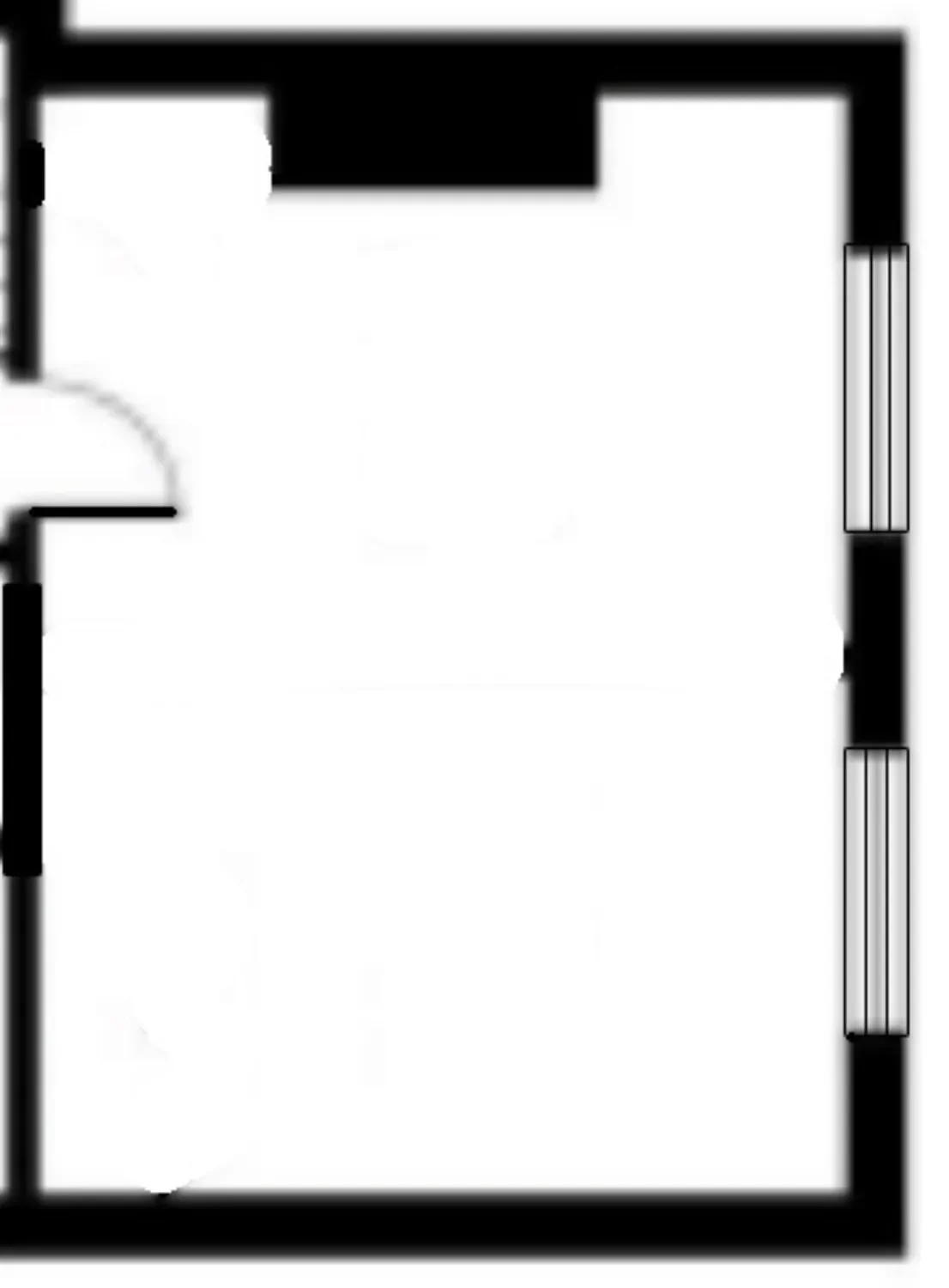 We removed the dividing wall