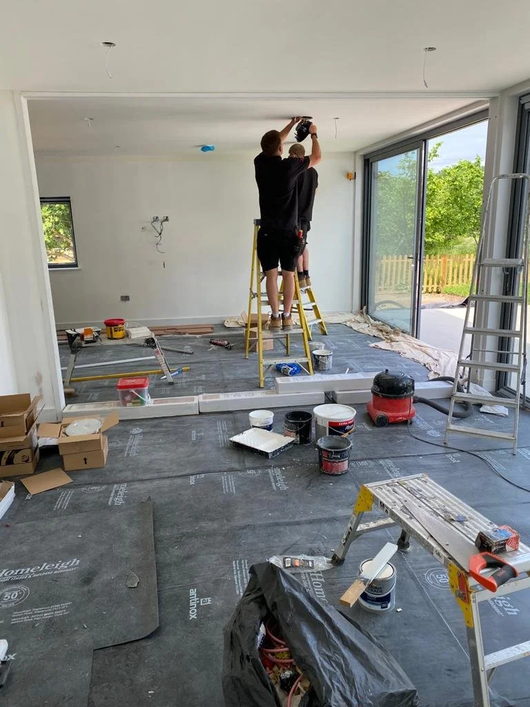 electrics lighting install.jpg