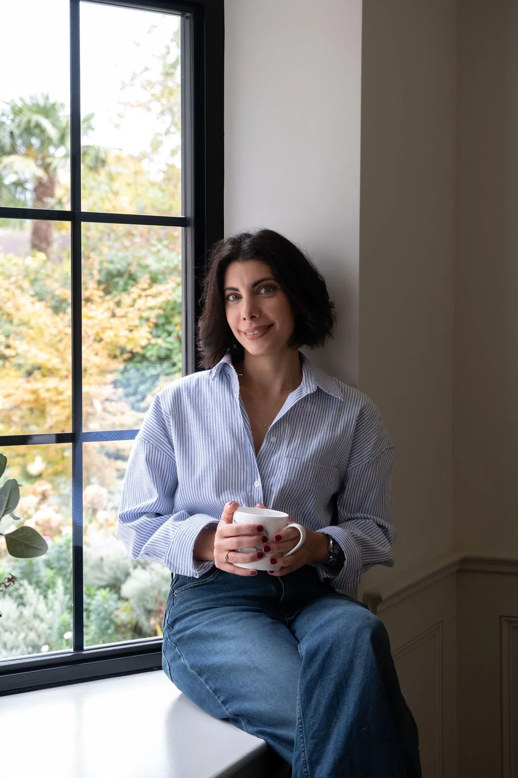 Michelle Shakallis from Michelle Shakallis interiors portrait | Interior Designer in Kent and London