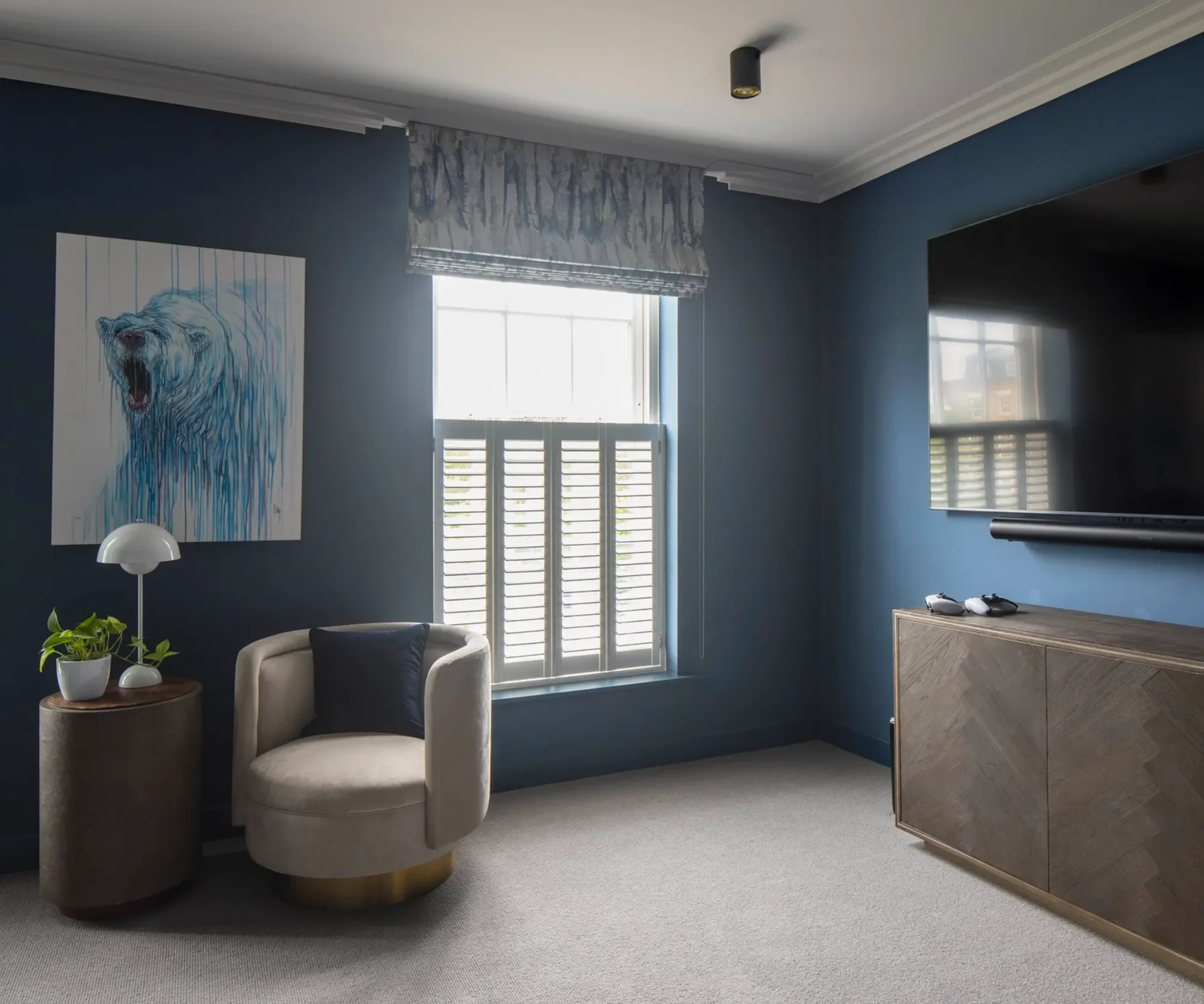 cinema-room Kent Michelle Shakallis Interiors.webp