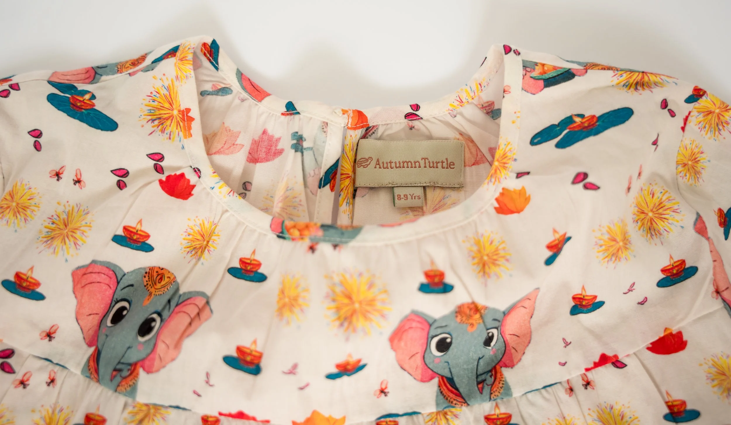 Kids Diwali Poplin Nightgown